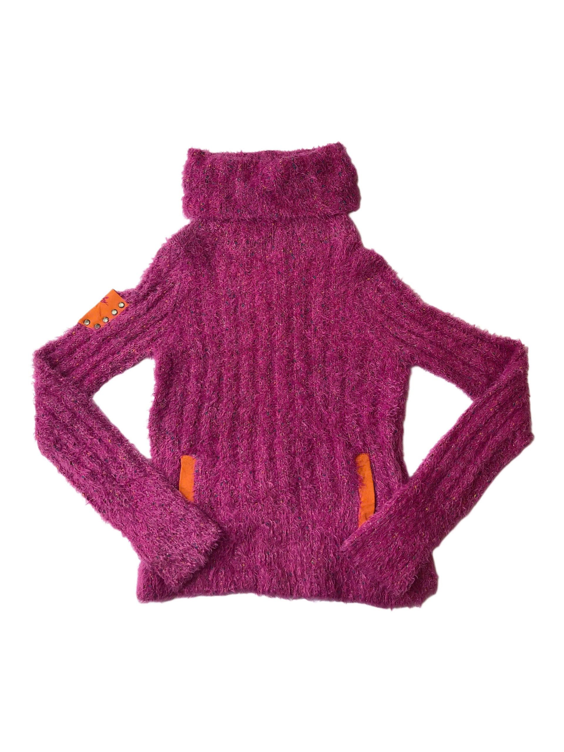 Oakley Oakley fuzzy ribbed turtleneck sweater Size XS / US 0-2 / IT 36-38 - 1 Thumbnail