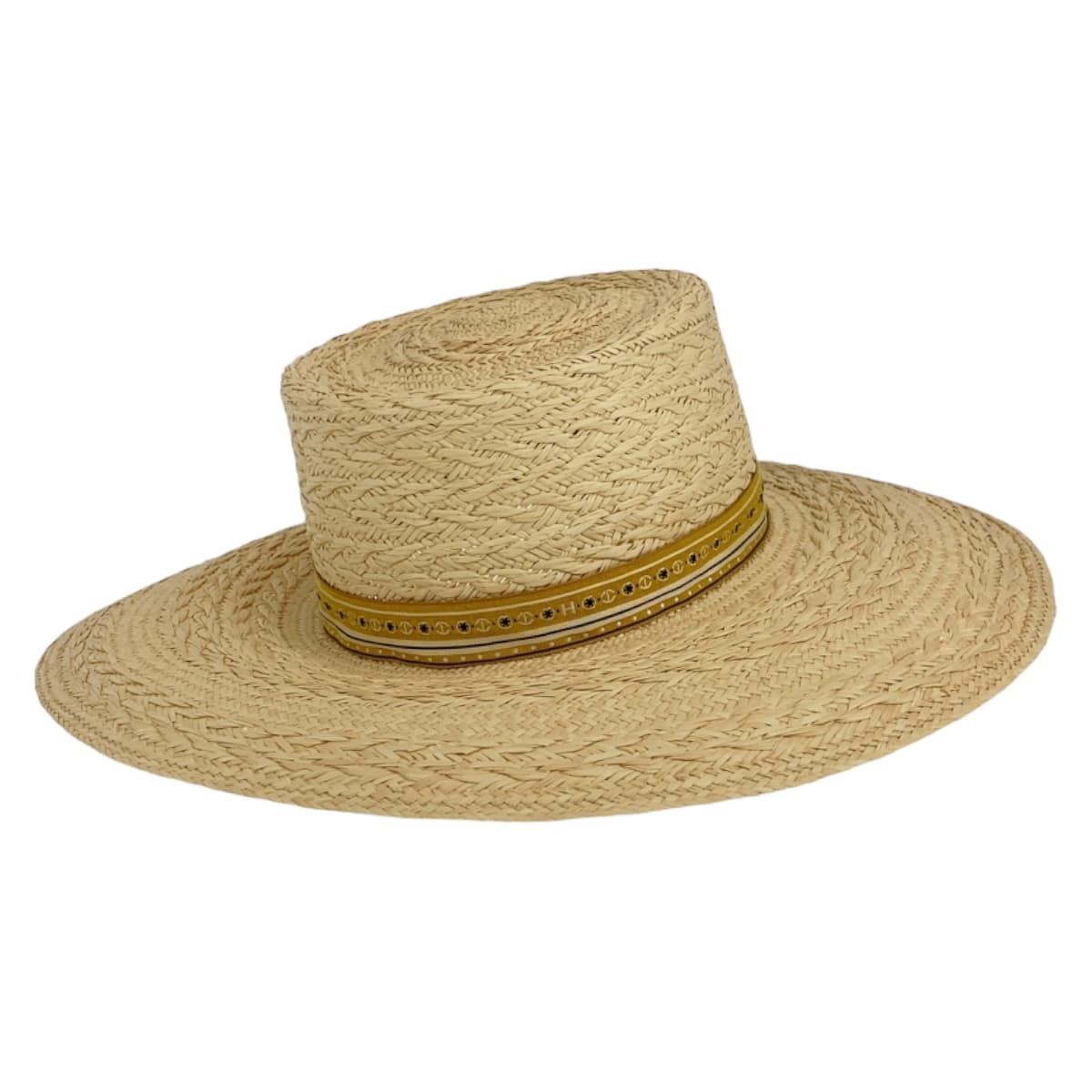Hermes Hermes Hermes Andalusia Straw Polyester Hat Plant-based Hats DUTY FREE for USA Size ONE SIZE - 1 Thumbnail