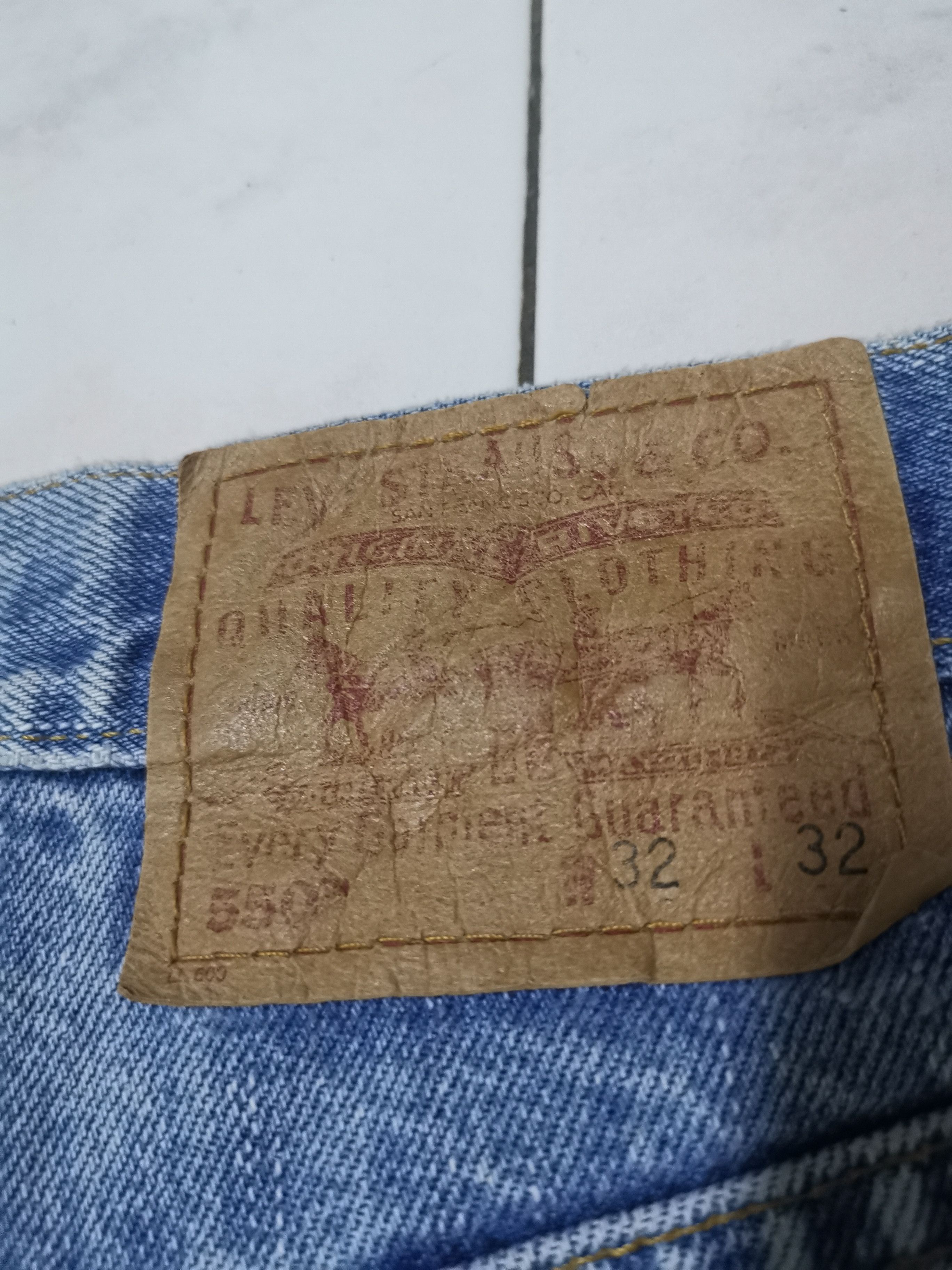 If Six Was Nine Vintage Levis 550 Light blue jeans Size US 32 / EU 48 - 13 Thumbnail