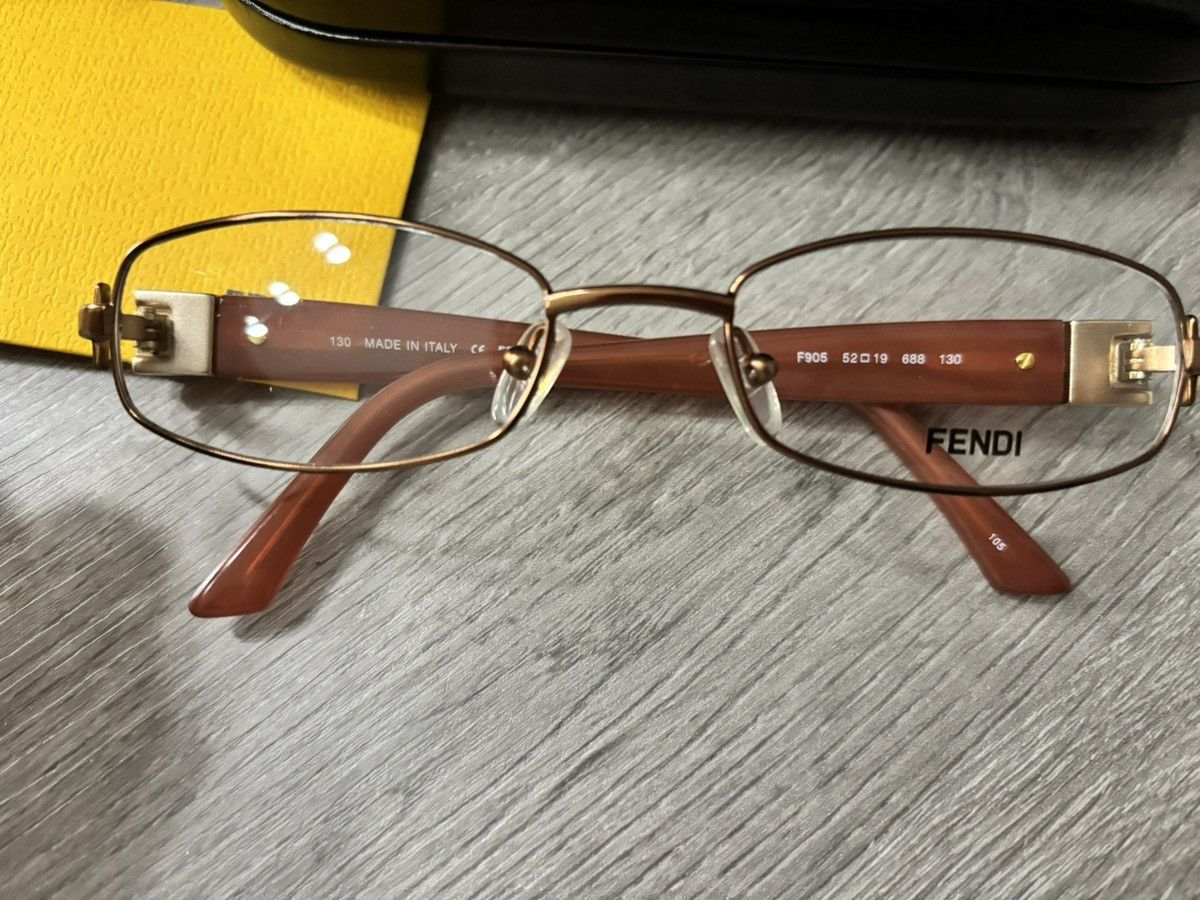 Fendi Fendi Rose gold glasses Size ONE SIZE - 2 Thumbnail