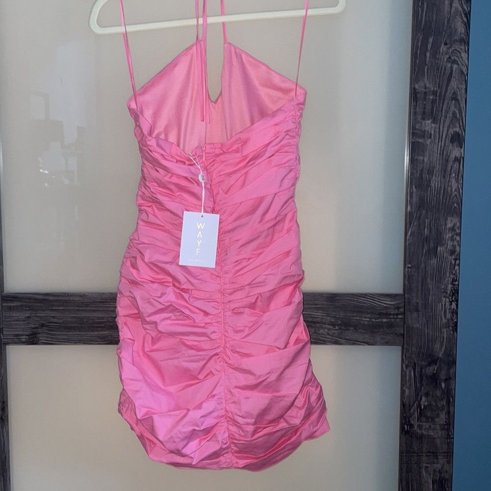 Other NWT WAYF halter ruched mini dress Size S / US 4 / IT 40 - 5 Thumbnail