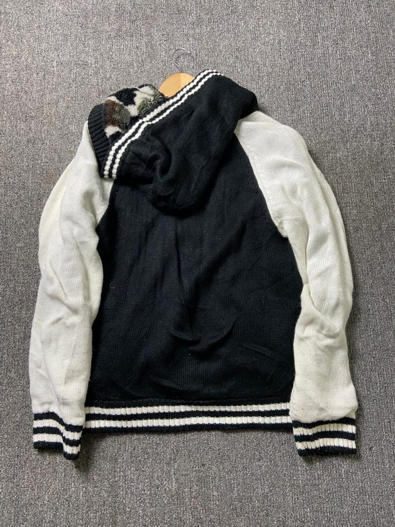 In The Attic In The Attic Homme Knitted Varsity Style Jacket (189) Size US L / EU 52-54 / 3 - 2 Thumbnail