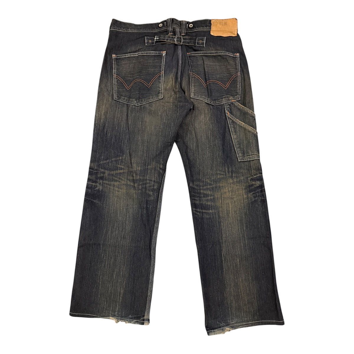 Edwin 🔥Vtg Flare Edwin Xvs Carpenter Denim Size US 36 / EU 52 - 19 Thumbnail