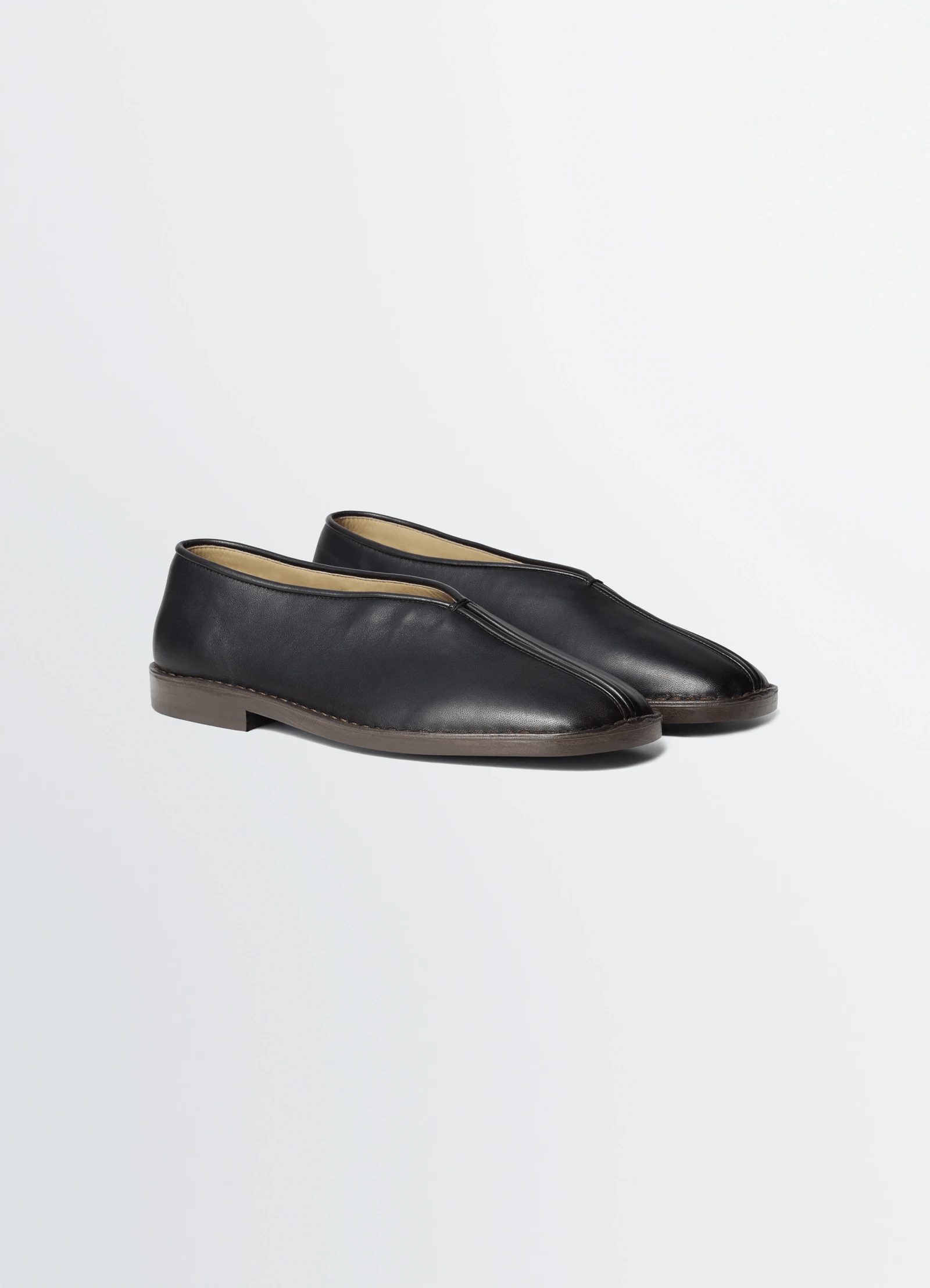 Lemaire Lemaire Chinese / Piped Slippers Black | Grailed