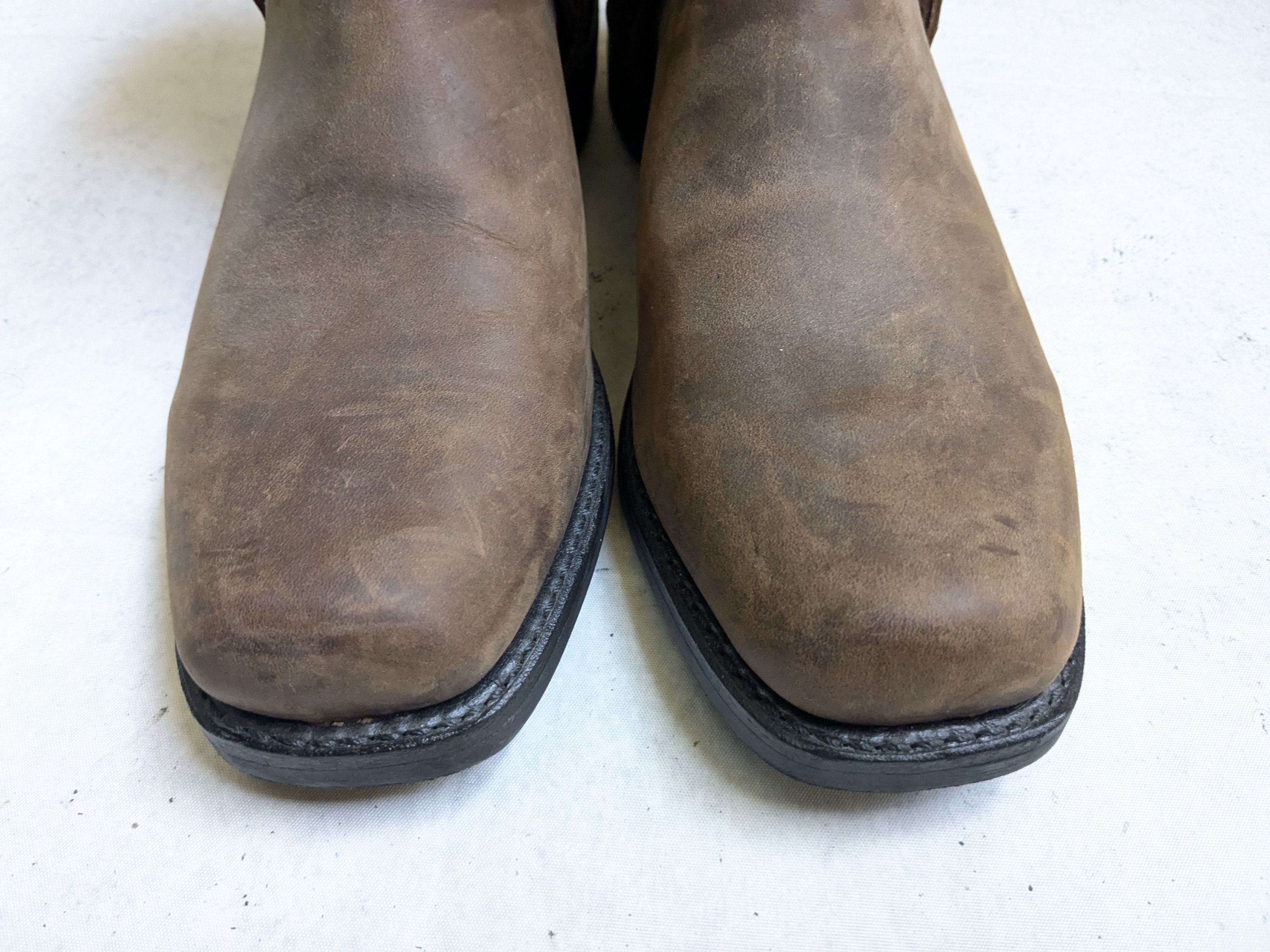 Frye Frye Harness Brown Leather 11.5 M Leather Buckle Size US 11.5 / EU 44-45 - 3 Thumbnail