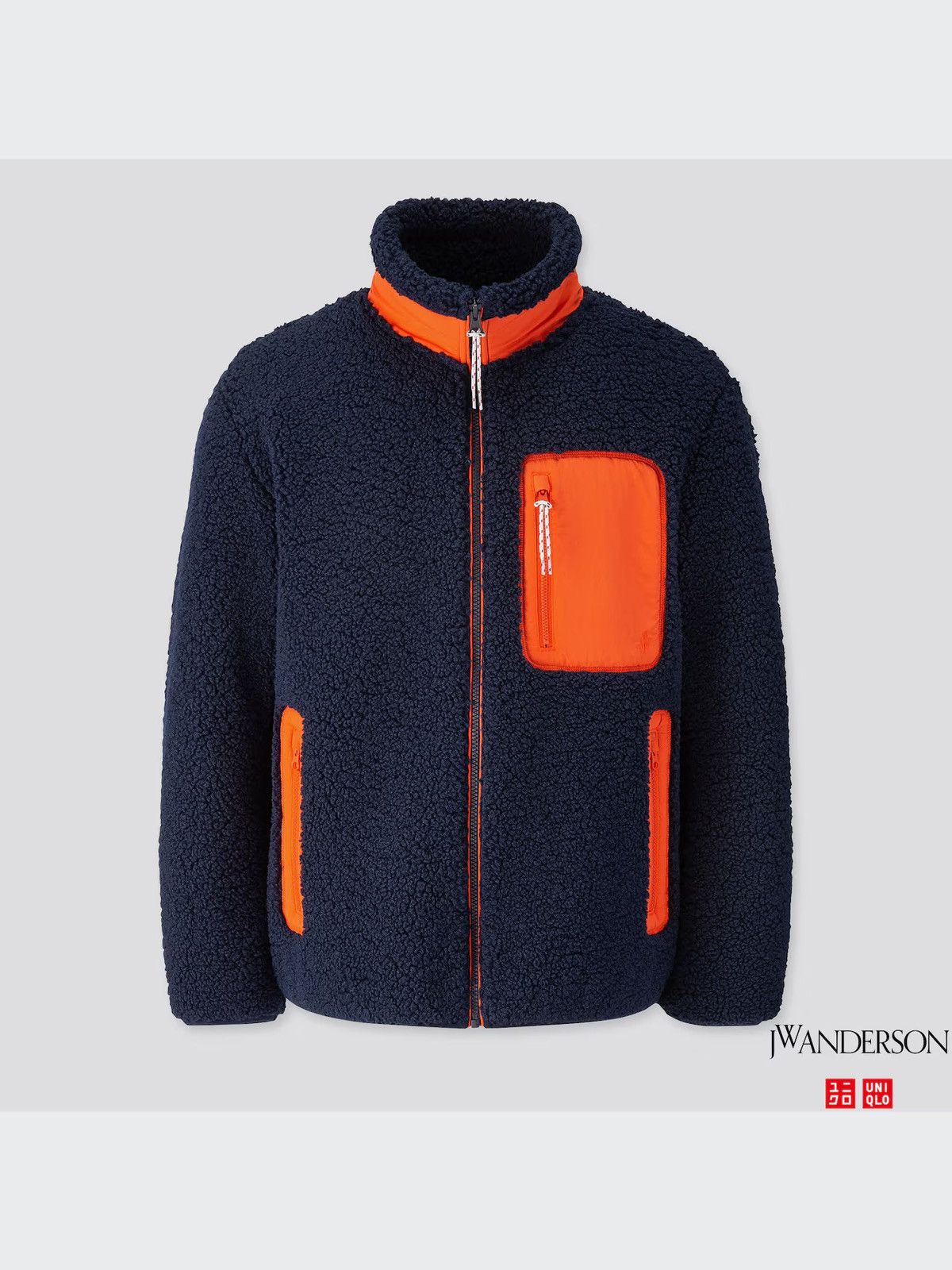 Japanese Brand JW Anderson x Uniqlo Full Zip Deep Pile Fleece Jacket Size US S / EU 44-46 / 1 - 2 Thumbnail