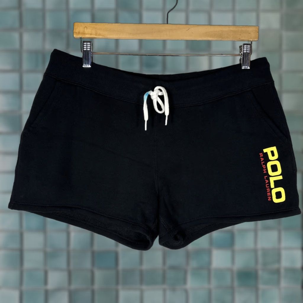 Polo Ralph Lauren Polo Ralph Lauren Jersey Shorts Mens L Navy Blue Fleece Spell Out Logo Sweat Size US L / EU 52-54 / 3 - 1 Thumbnail