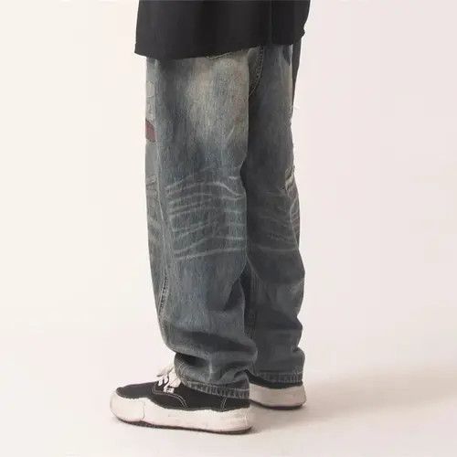 Jean Ishihara x Saori Patchwork Baggy Jeans Size US 28 / EU 44 - 3 Thumbnail