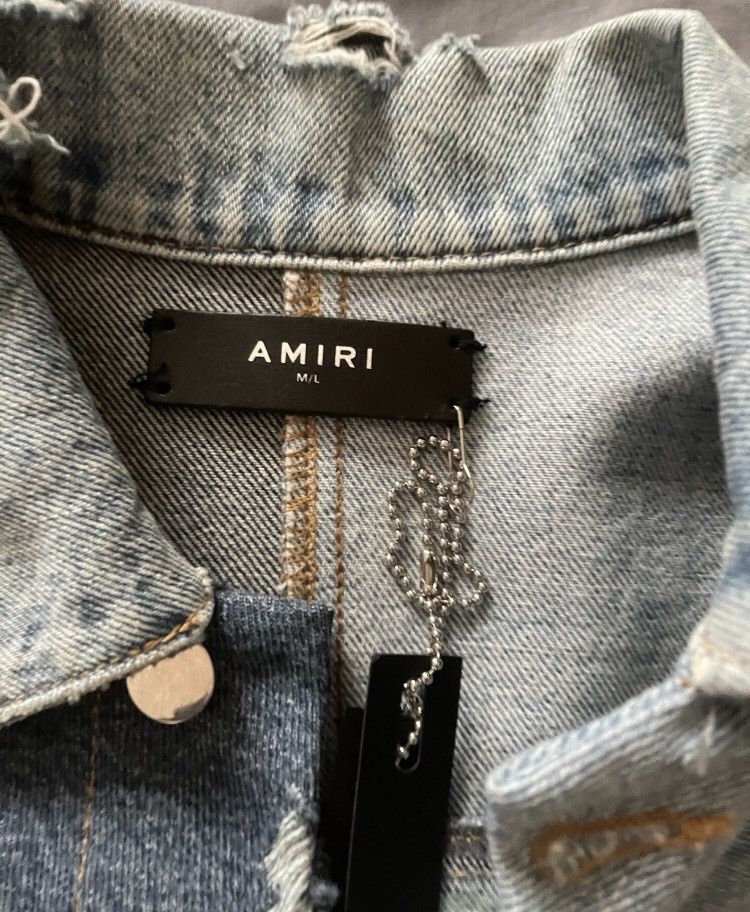Amiri Amiri denim distressed jacket 2412-Nextarrow Size US M / EU 48-50 / 2 - 4 Thumbnail