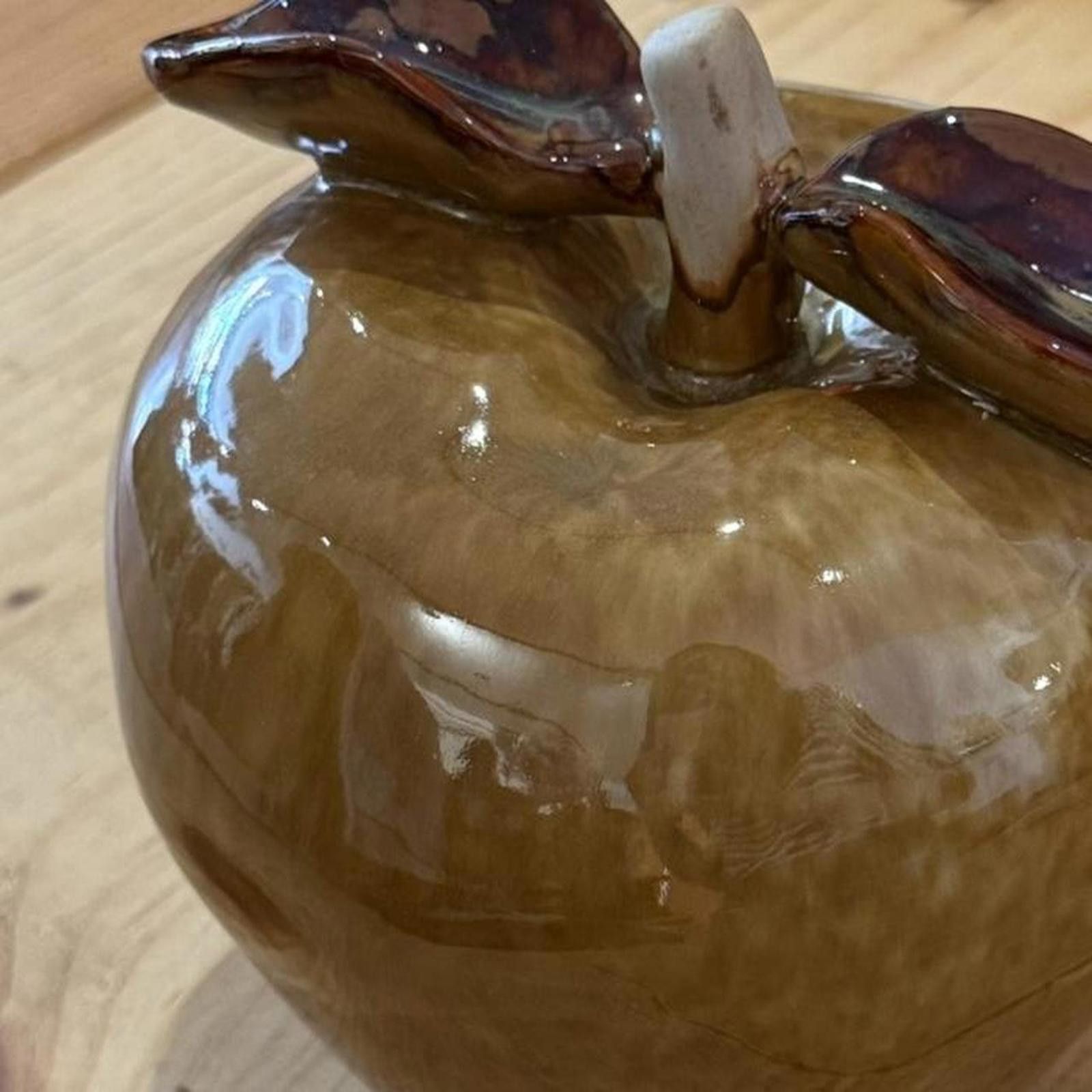 Other Large Ceramic Glazed Pottery Apple Size ONE SIZE - 2 Thumbnail