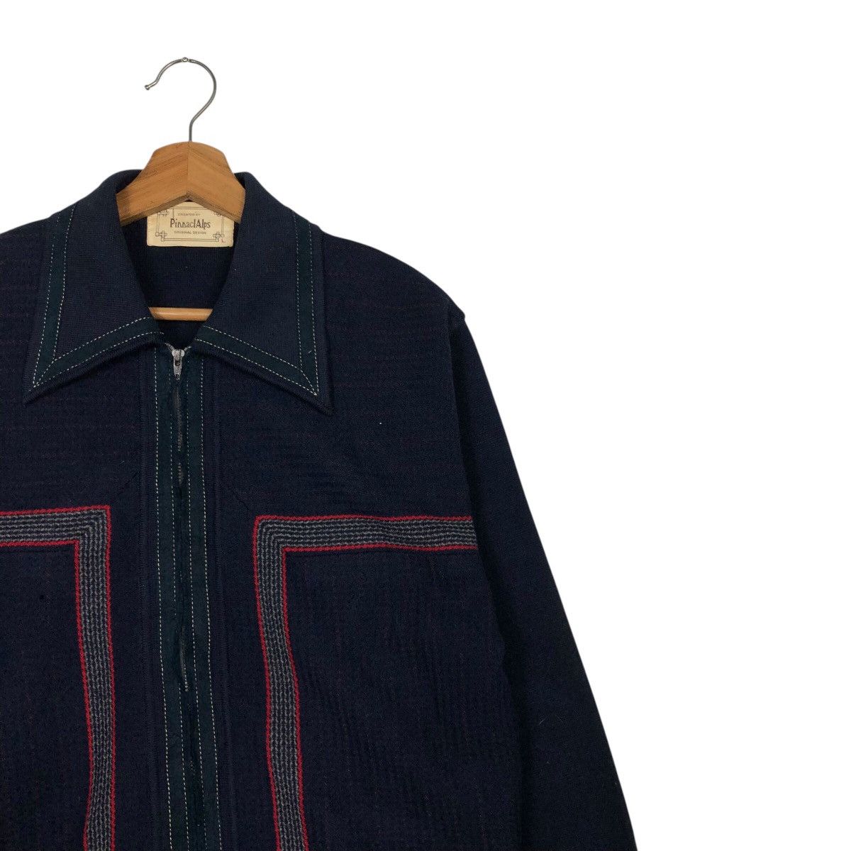 Japanese Brand 📌Vintage Bomber Cardigan Jacket PinnaclAlps Issey Miyake Size US L / EU 52-54 / 3 - 7 Thumbnail