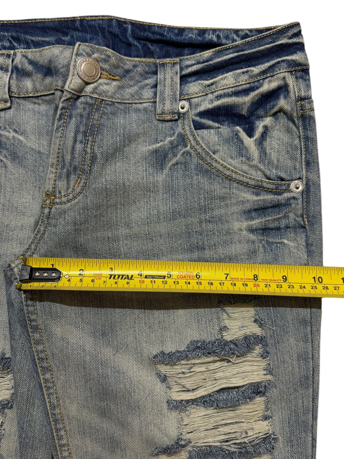 If Six Was Nine Vintage Y2K Japanese Brand Faded Ripped Style Distressed Size US 31 - 13 Thumbnail