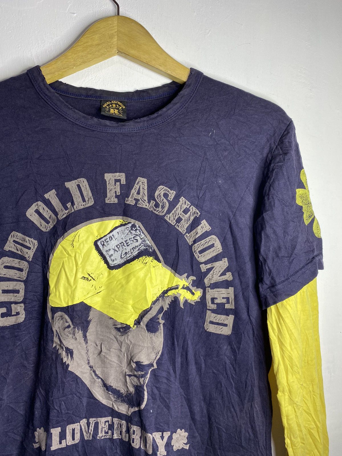 Hysteric Glamour × Japanese Brand Real expres double layers distressed longsleeve tshirts Size US M / EU 48-50 / 2 - 2 Thumbnail