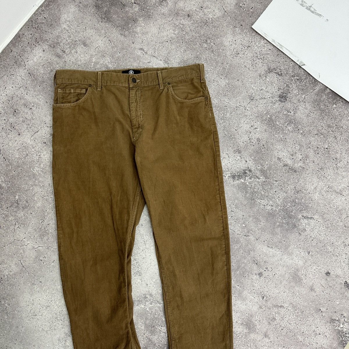 Vintage Vintage 00s Bogner Big Boy Corduroy Jeans straight 40x34 y2k Size US 40 / EU 56 - 3 Thumbnail
