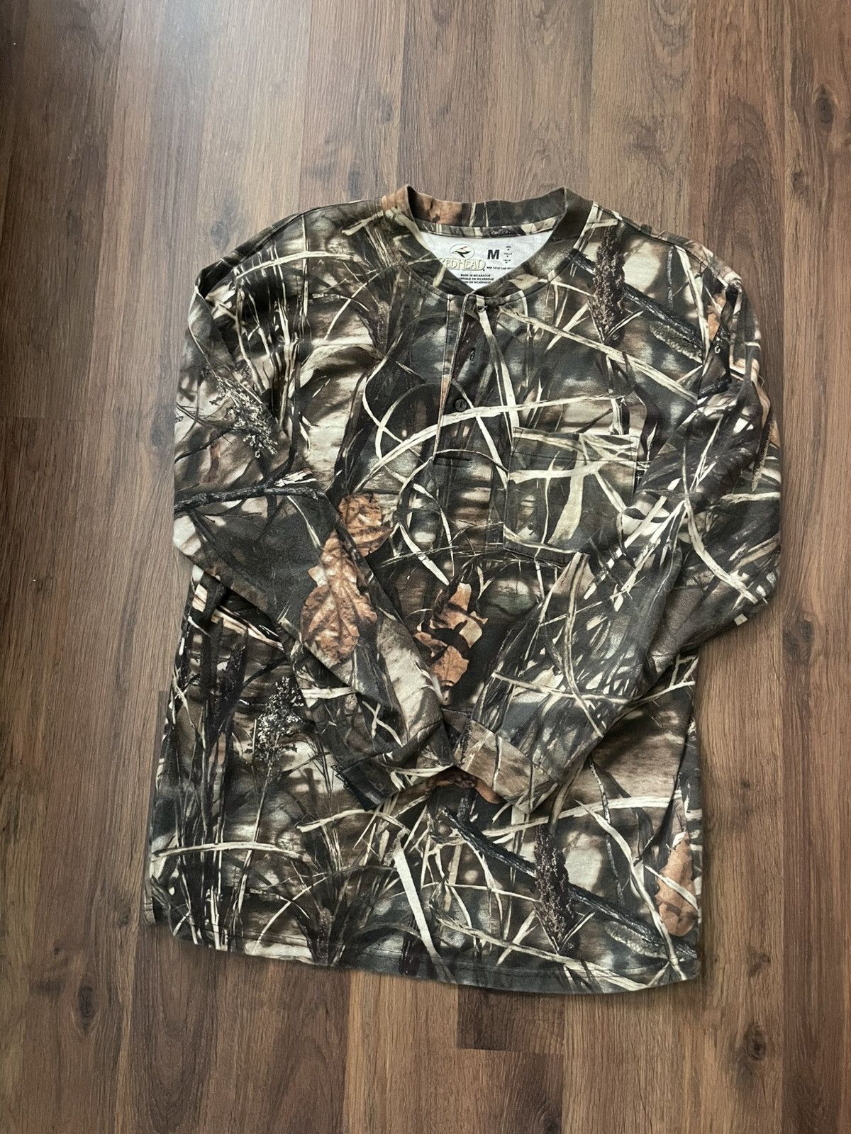 Redhead × Vintage 90s RedHead Camo Long Sleeve Tee Size US M / EU 48-50 / 2 - 1 Thumbnail