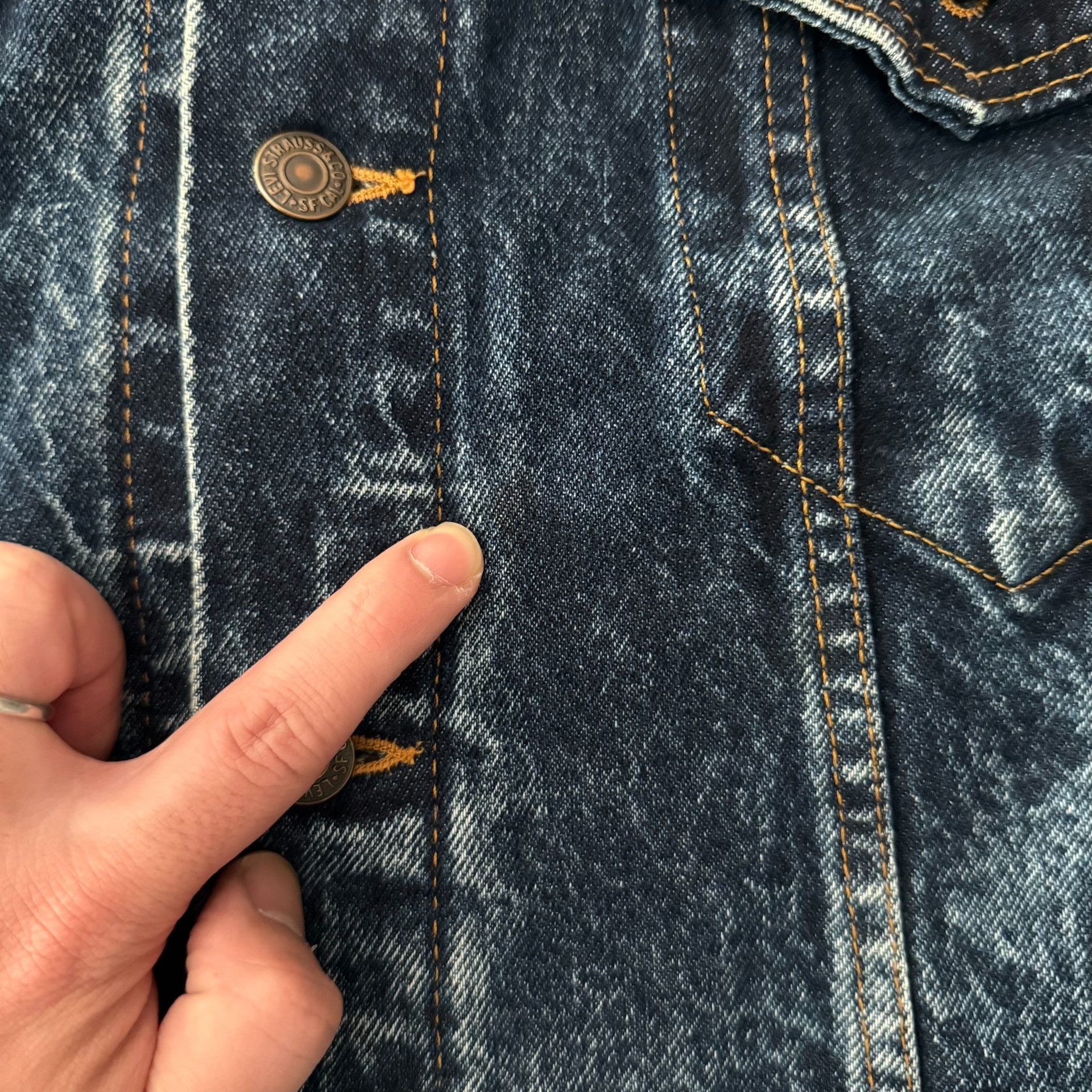 Levi's Vintage Clothing Levi's LVC70507 American Washed Denim Jacket Size US M / EU 48-50 / 2 - 7 Thumbnail
