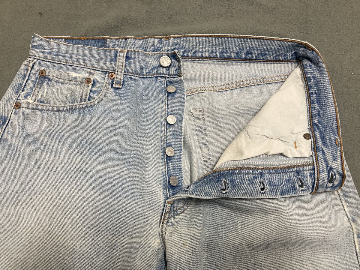 Levi's Vintage 90’s Levis 501 jeans Made in USA Size US 33 - 3 Thumbnail