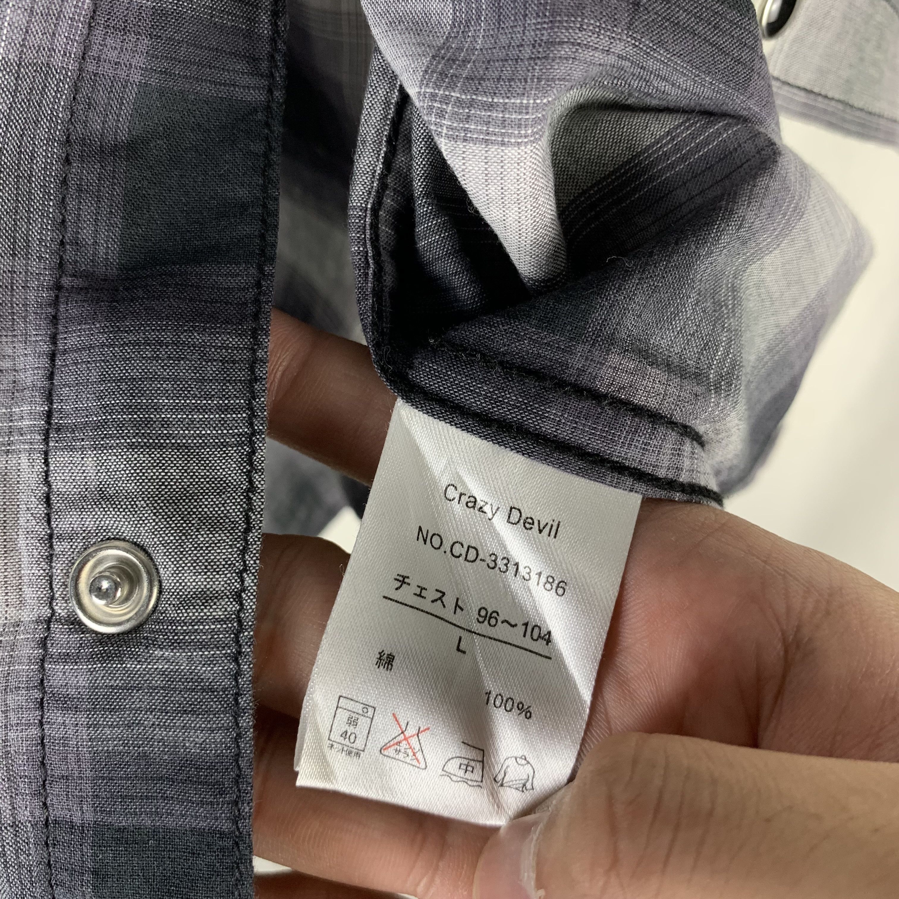 Japanese Brand Crazy Devil Veterano Western Button Up Shirt Western Size US L / EU 52-54 / 3 - 7 Thumbnail