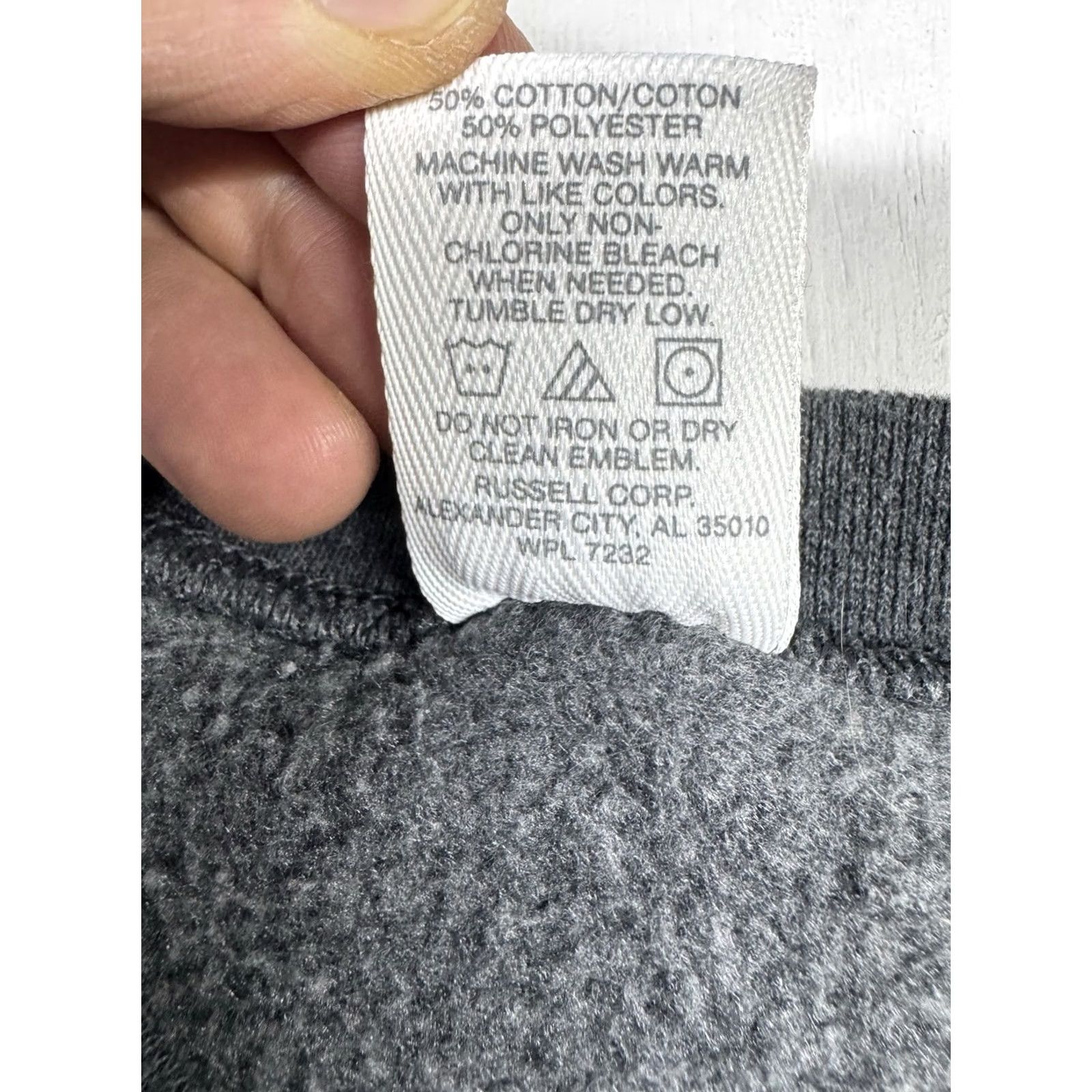 Russell Athletic VINTAGE Russell Athletic Premier Crewneck Sweatshirt Gray Boxy Mens L Sweatshirt Size US L / EU 52-54 / 3 - 3 Thumbnail