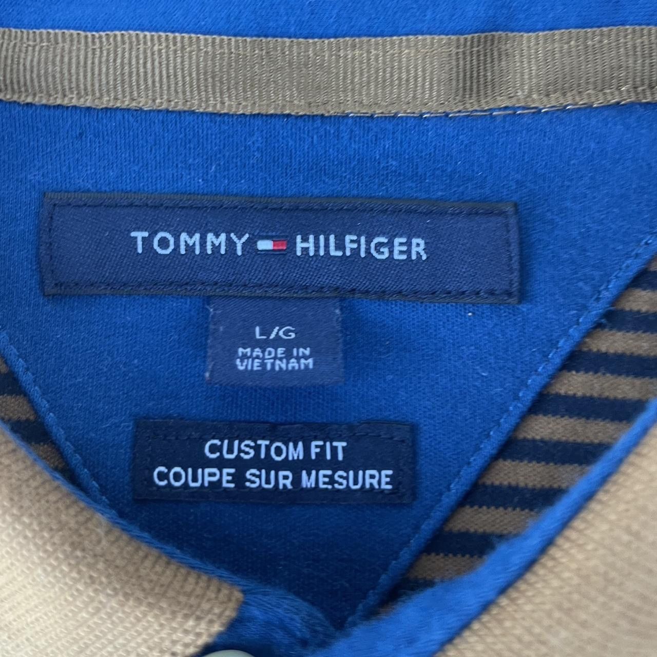 Tommy Hilfiger NWOT Tommy Hilfiger Rugby Polo Shirt Sz L Black & beige Size US L / EU 52-54 / 3 - 6 Thumbnail