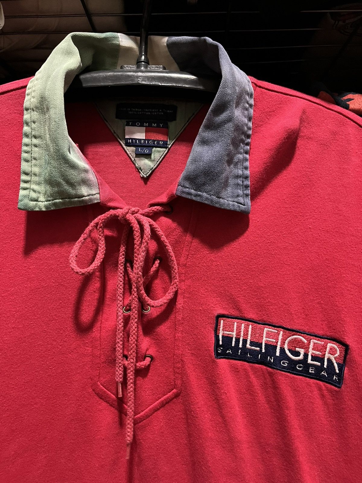 Tommy Hilfiger Tommy Hilfiger Sailing Gear Polo Shirt 90s Size US L / EU 52-54 / 3 - 3 Thumbnail