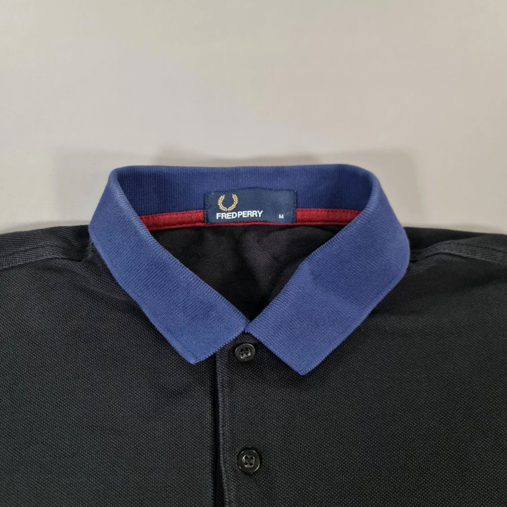 Fred Perry Fred Perry Polo Shirt Mens Black Medium Pique Cotton Short Sleeves M1567 Size US M / EU 48-50 / 2 - 2 Thumbnail