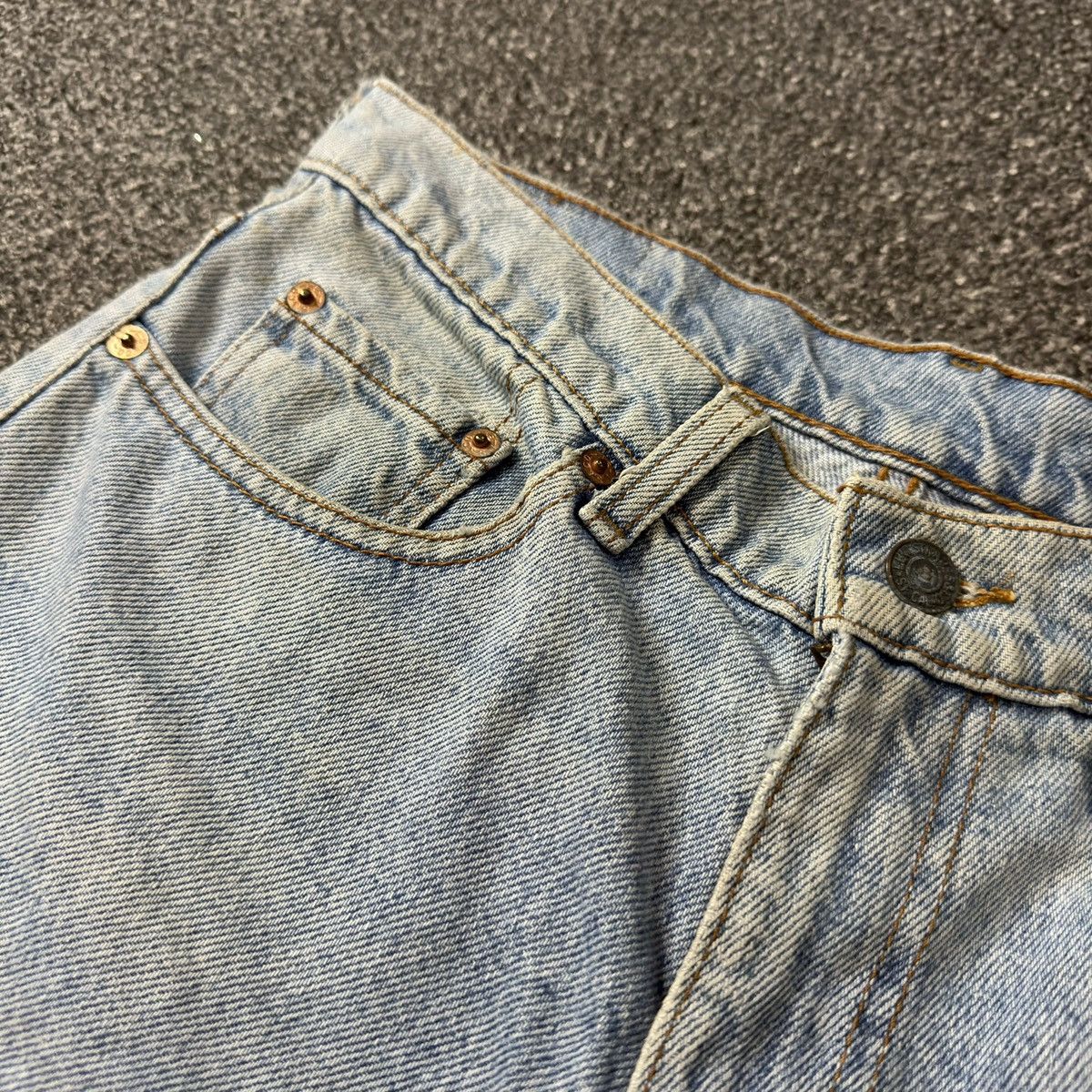 Levi's Vintage 90s Levis 606-0217 Faded Aging Distressed Denim W30 Size US 30 / EU 46 - 13 Thumbnail