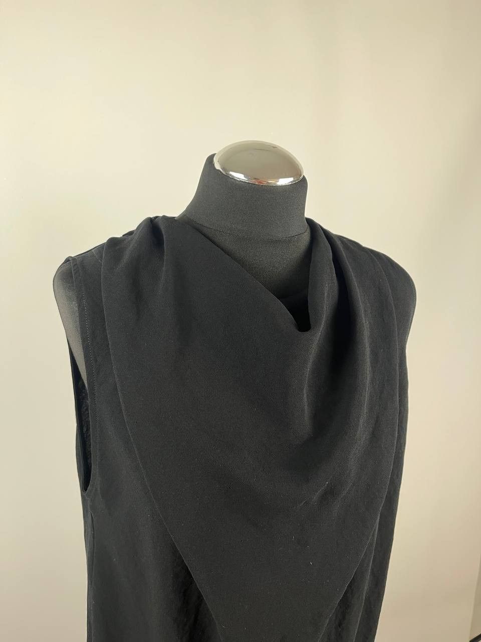 OSKA OSKA Black Cowl Neck Draped Top - Size 2 Size XS / US 0-2 / IT 36-38 - 4 Thumbnail