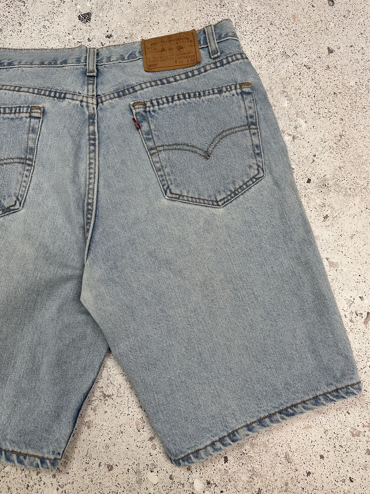 Japanese Brand × Levi's × Vintage Vintage Levi’s 505 Jeans Denim Shorts Men 34 Blue Size US 34 / EU 50 - 20 Thumbnail