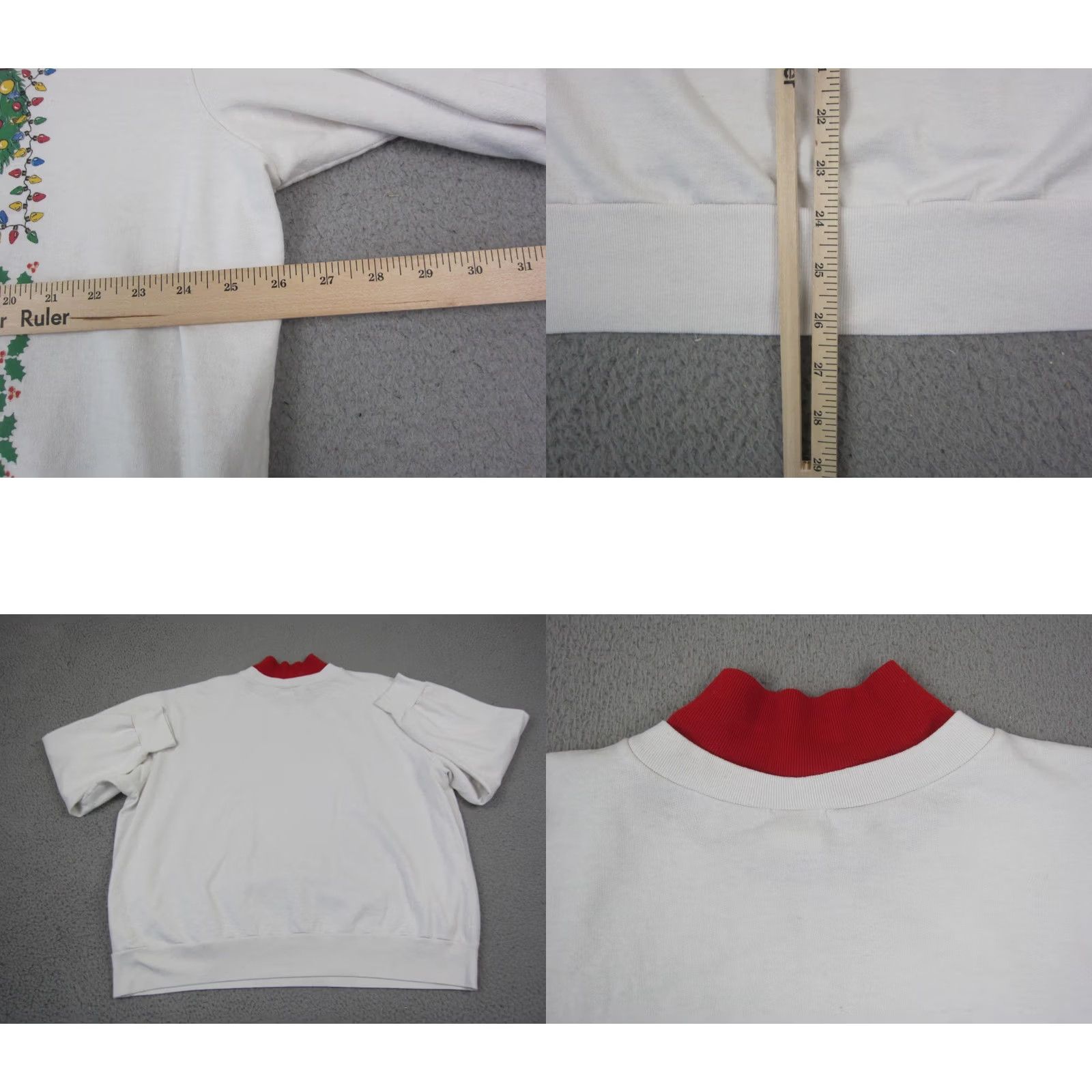 Vintage VINTAGE Nutcracker Sweatshirt Womens 2X White Christmas Teddy Bear Snowman 90s Size XXL / US 16-18 / IT 52-54 - 8 Thumbnail