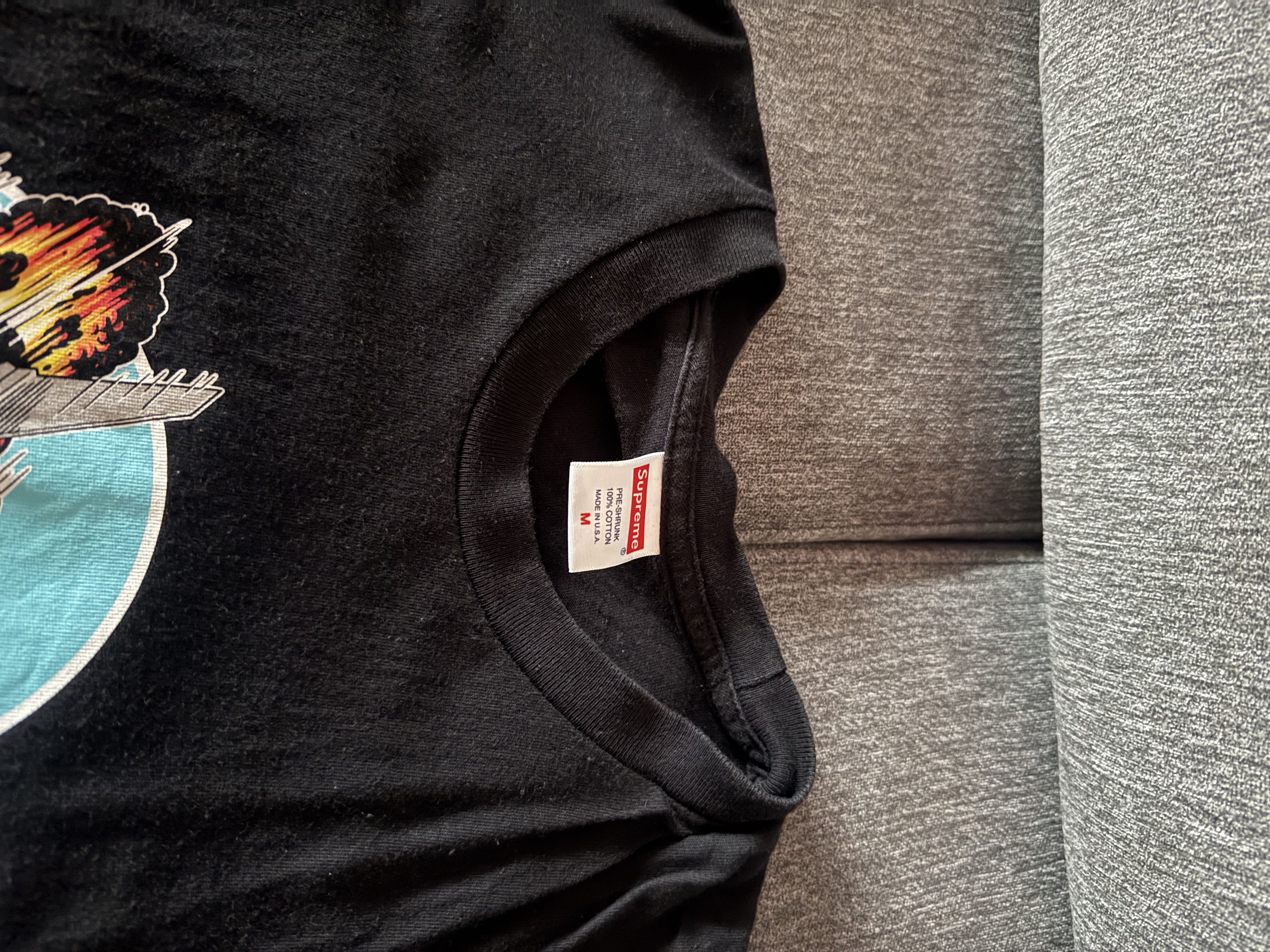 Supreme Supreme Jet/Air Force/Plane Crash Tee Size US M / EU 48-50 / 2 - 2 Thumbnail