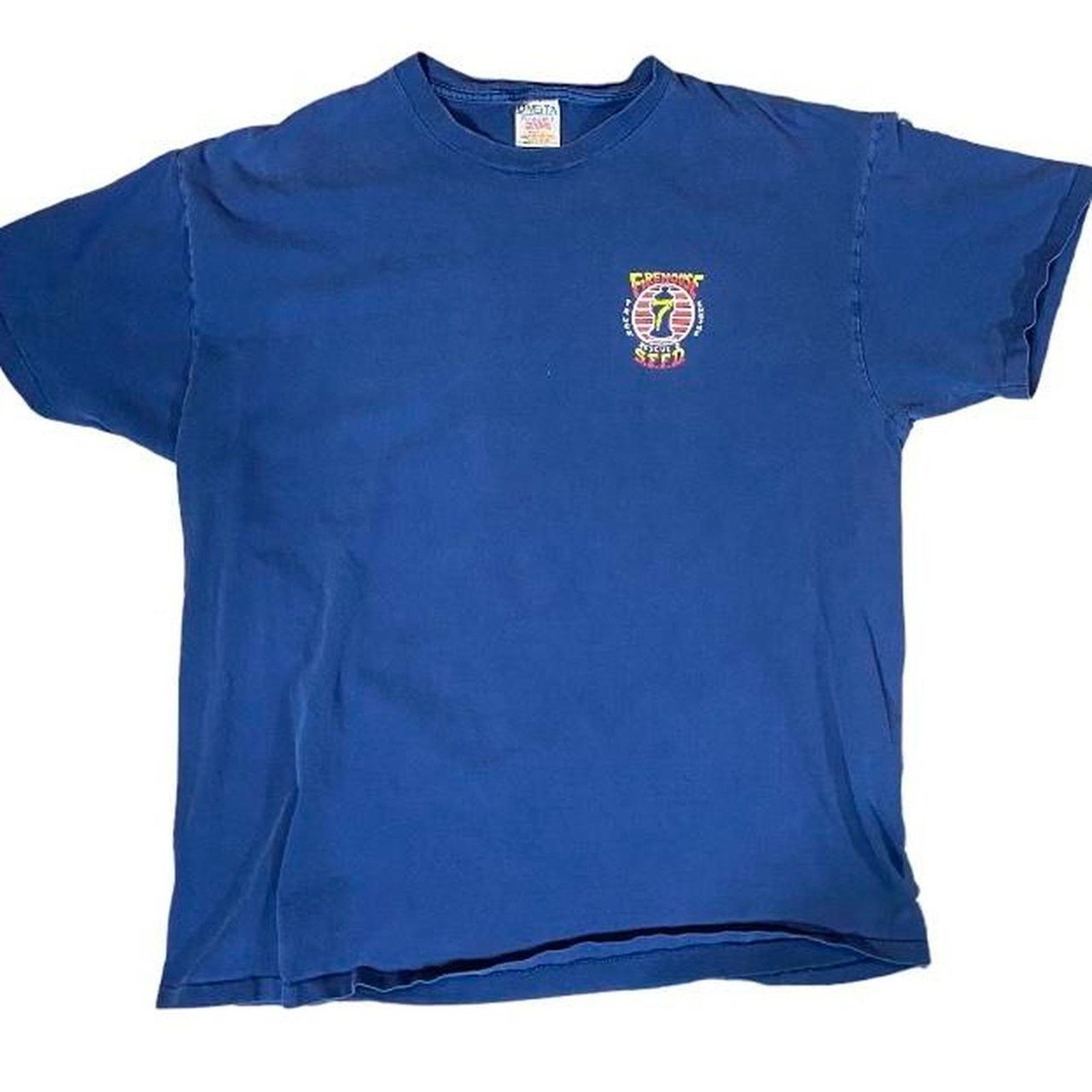 Gildan 90s navy blue fire fighters Size US XXL / EU 58 / 5 - 1 Thumbnail