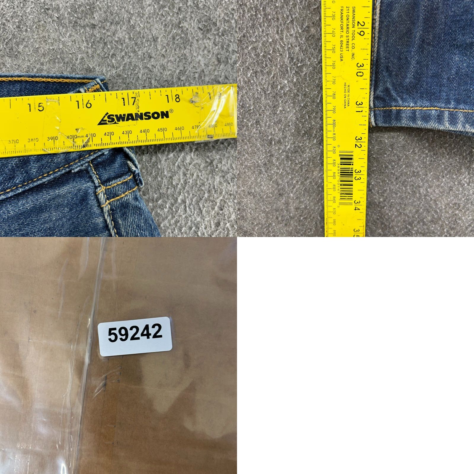 Levi's VINTAGE Levi's 501 Jeans Mens 33x30 Blue Straight Regular Fit Y2K Retro 90s Jeans Mens Size US 33 - 11 Thumbnail