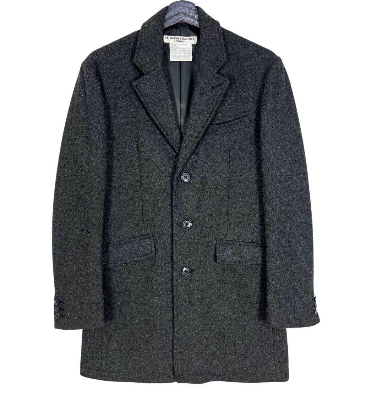 Katharine Hamnett London Katherine Hamnett Wool Over Coat Size M / US 6-8 / IT 42-44 - 1 Thumbnail