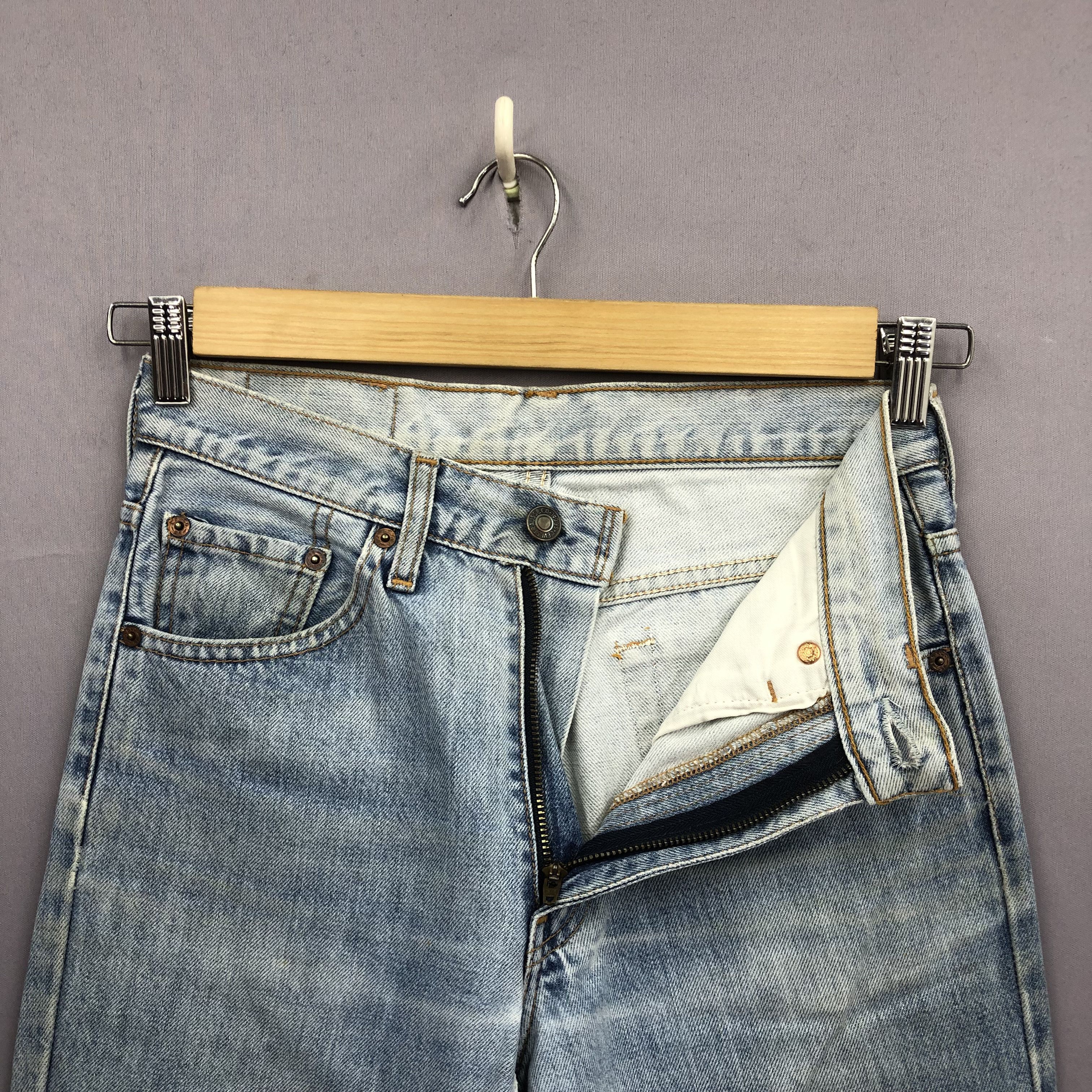 Levi's Vintage Levi's Sun Faded Flare Jeans Levis Light Wash Denim Size 28" / US 6 / IT 42 - 6 Thumbnail