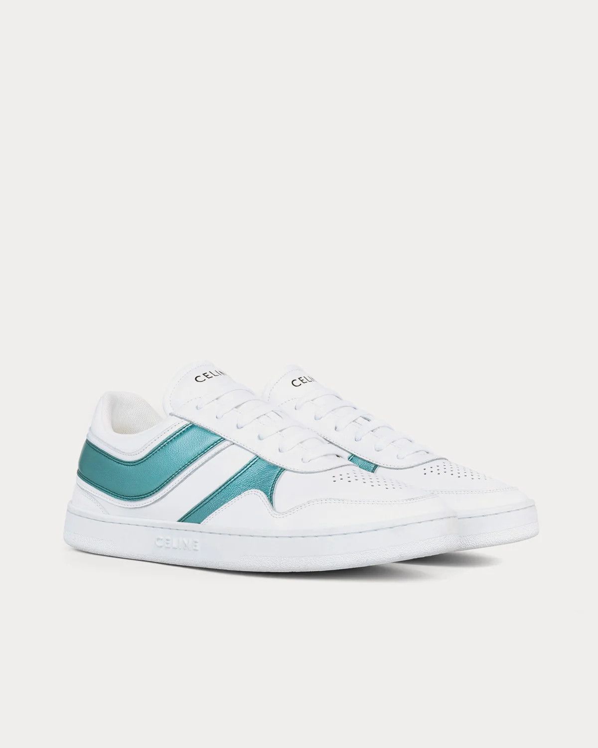 Celine o1bcso1str0924 Trainer Low Lace-up Sneaker Calfskin Size US 12 / IT 42 - 2 Thumbnail