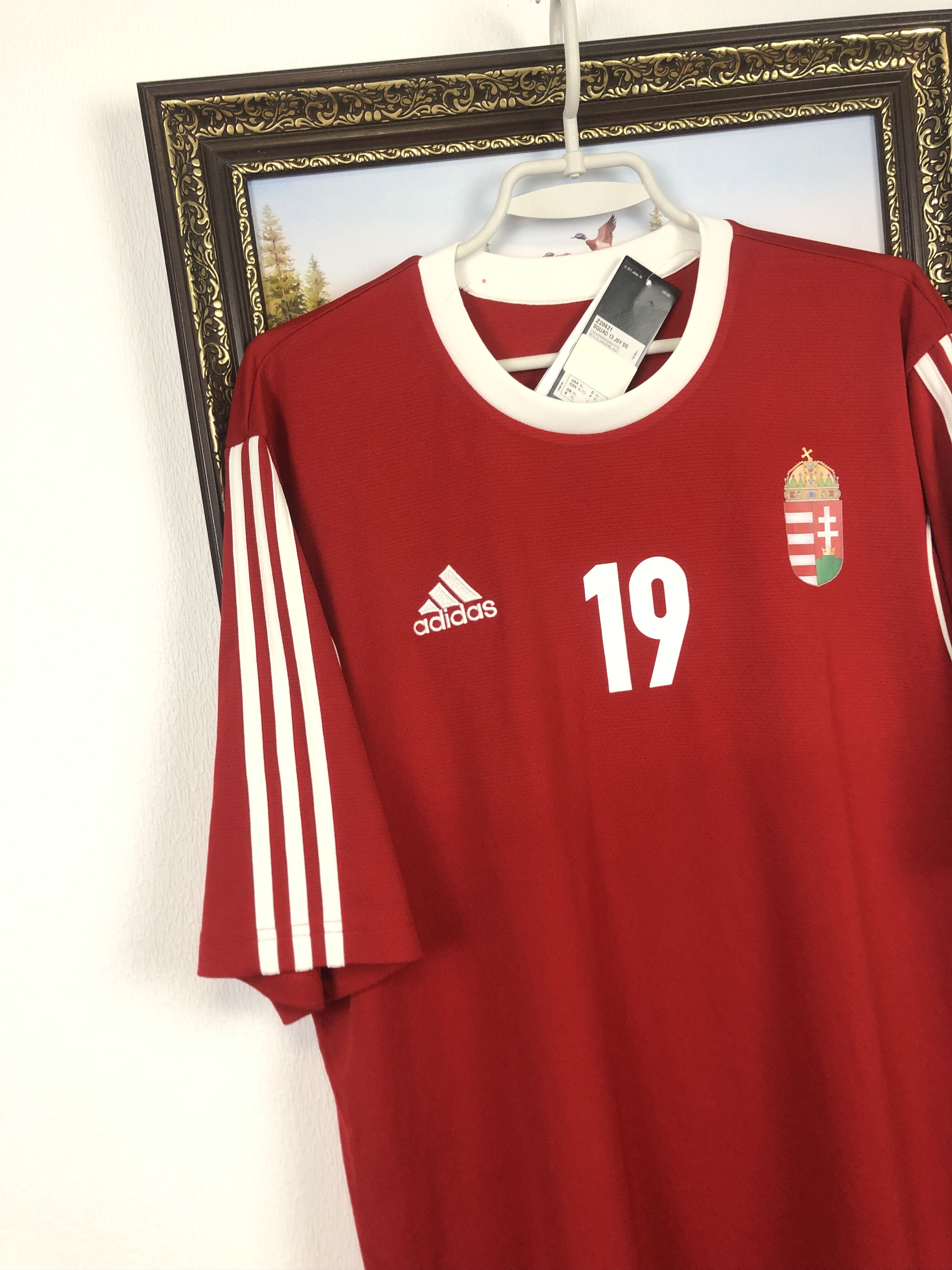 Adidas Hungary football shirt 2012 #19 Koltai Jersey New Rare Size US XL / EU 56 / 4 - 5 Thumbnail