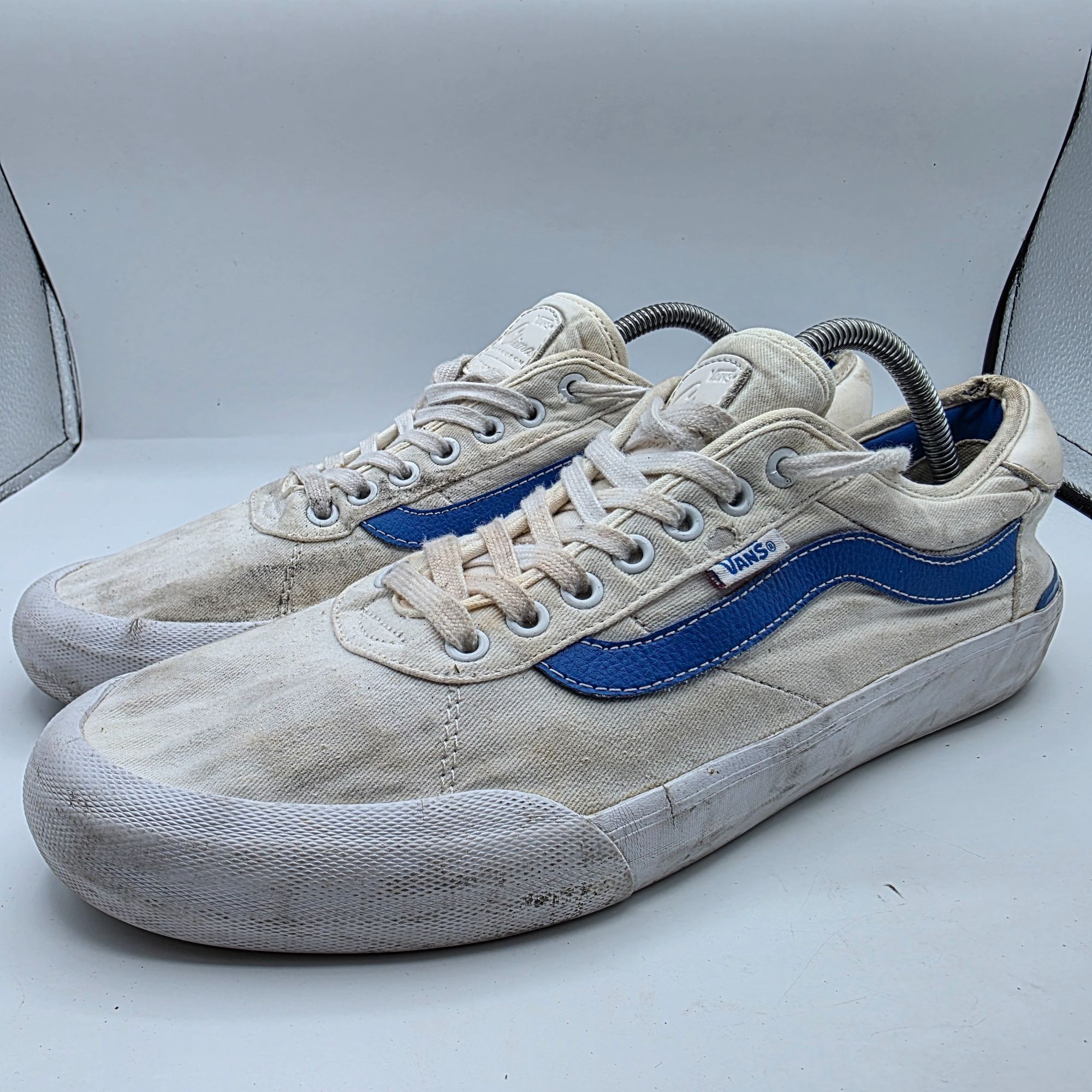 Vans Vans Chima Pro 2 Center Court Classic Mens 12 White Blue Ath Size US 12 / EU 45 - 3 Thumbnail