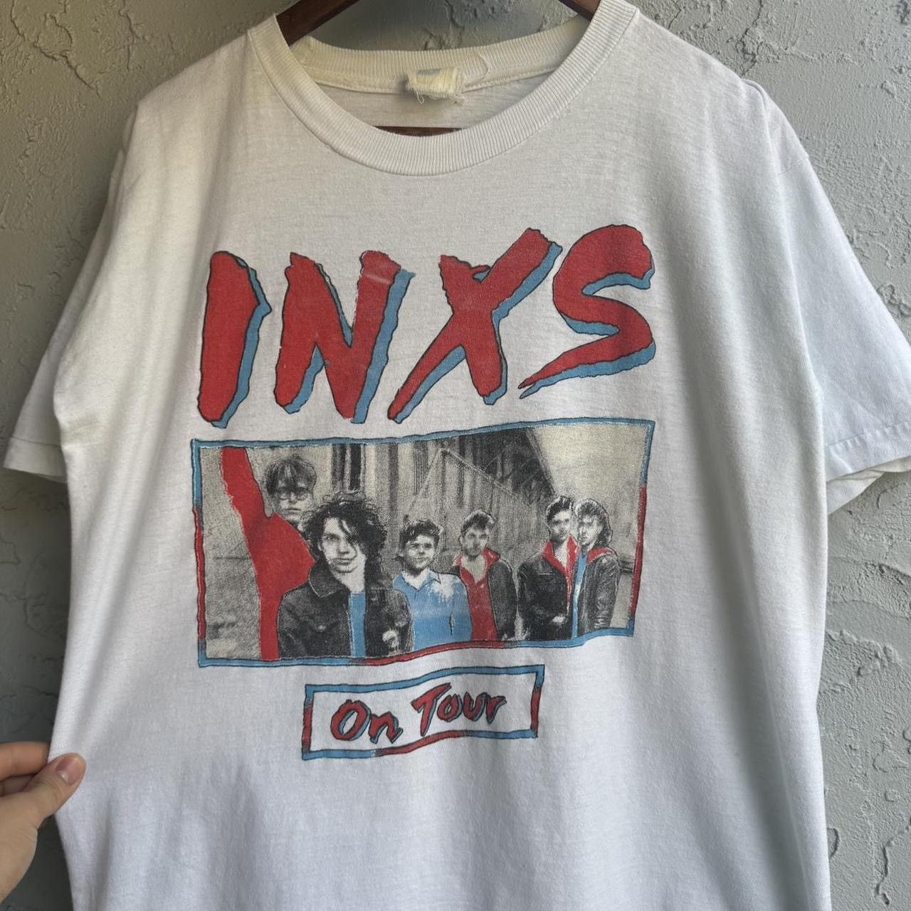 Band Tees × Vintage 80’s INXS Band T 🔥 Size US L / EU 52-54 / 3 - 2 Thumbnail