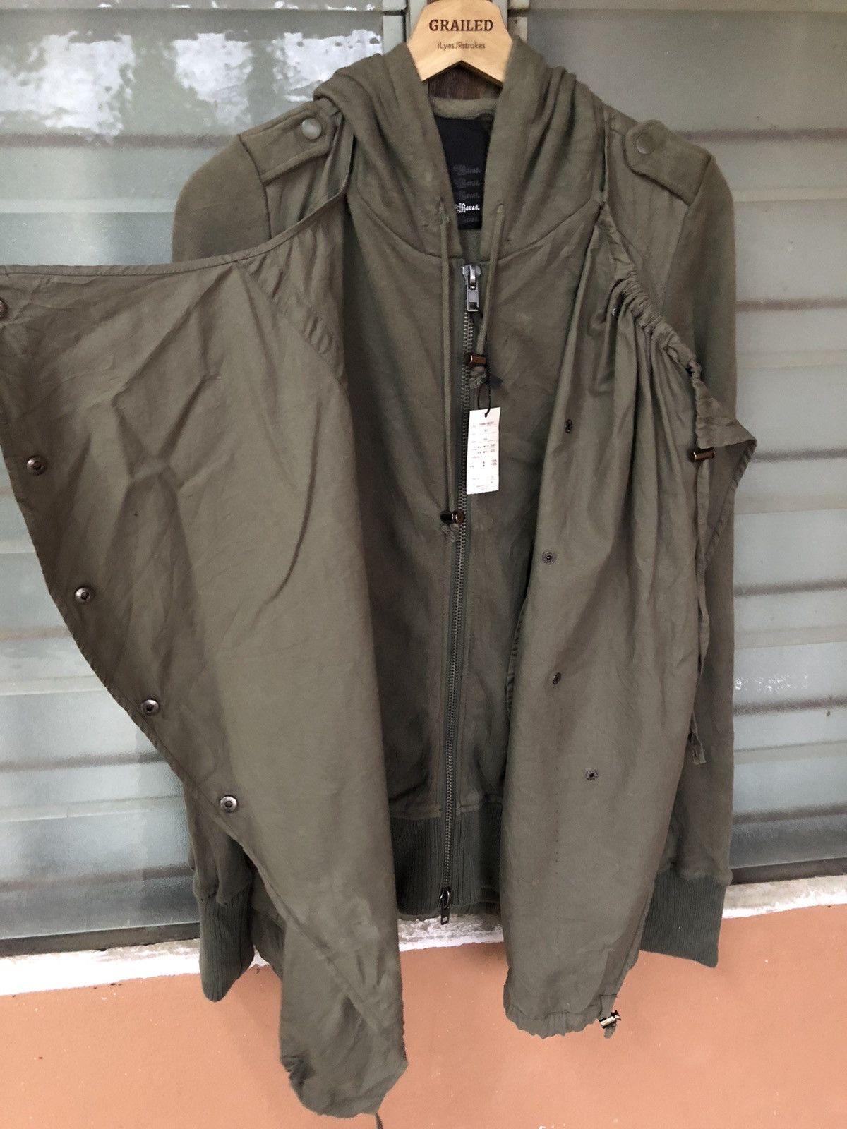 Japanese Brand Japanese Punk Double Layer Hoodie Jacket Size US S / EU 44-46 / 1 - 5 Thumbnail