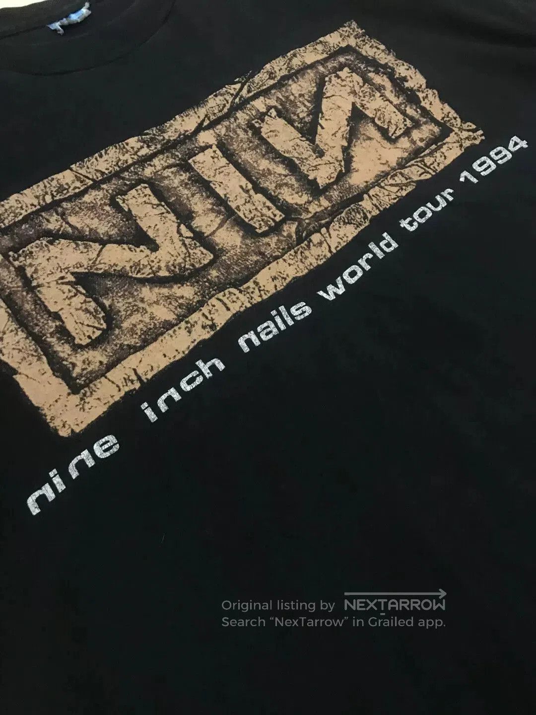 Vintage Nine Inch Nails 1994 World Tour. Size US XL / EU 56 / 4 - 5 Thumbnail