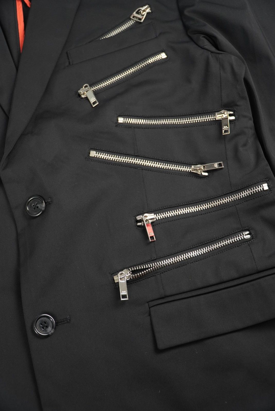 Dior Dior Zippered Black Single Suit Size 42R - 7 Thumbnail