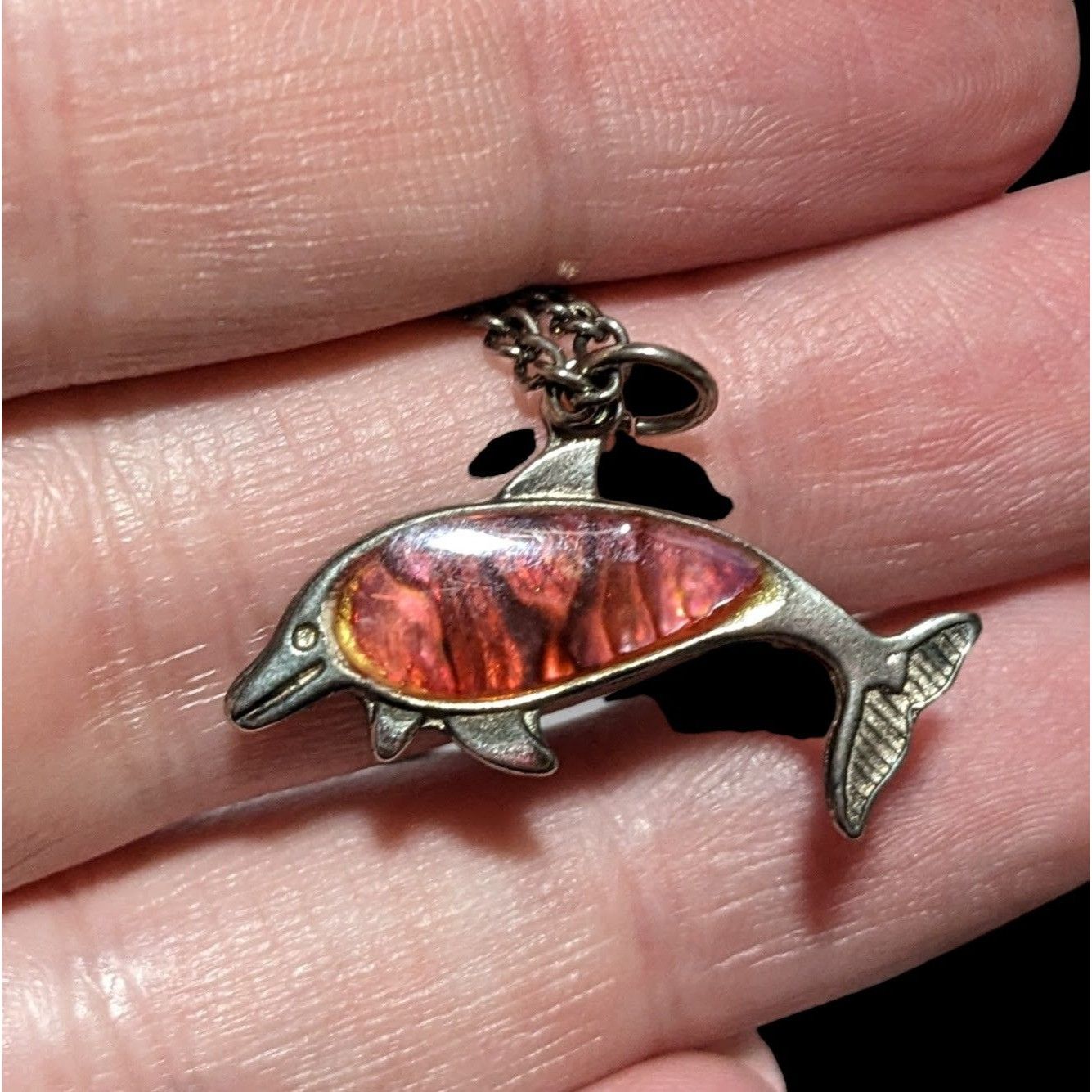 Other Pink Shell Dolphin Necklace Size ONE SIZE - 7 Thumbnail