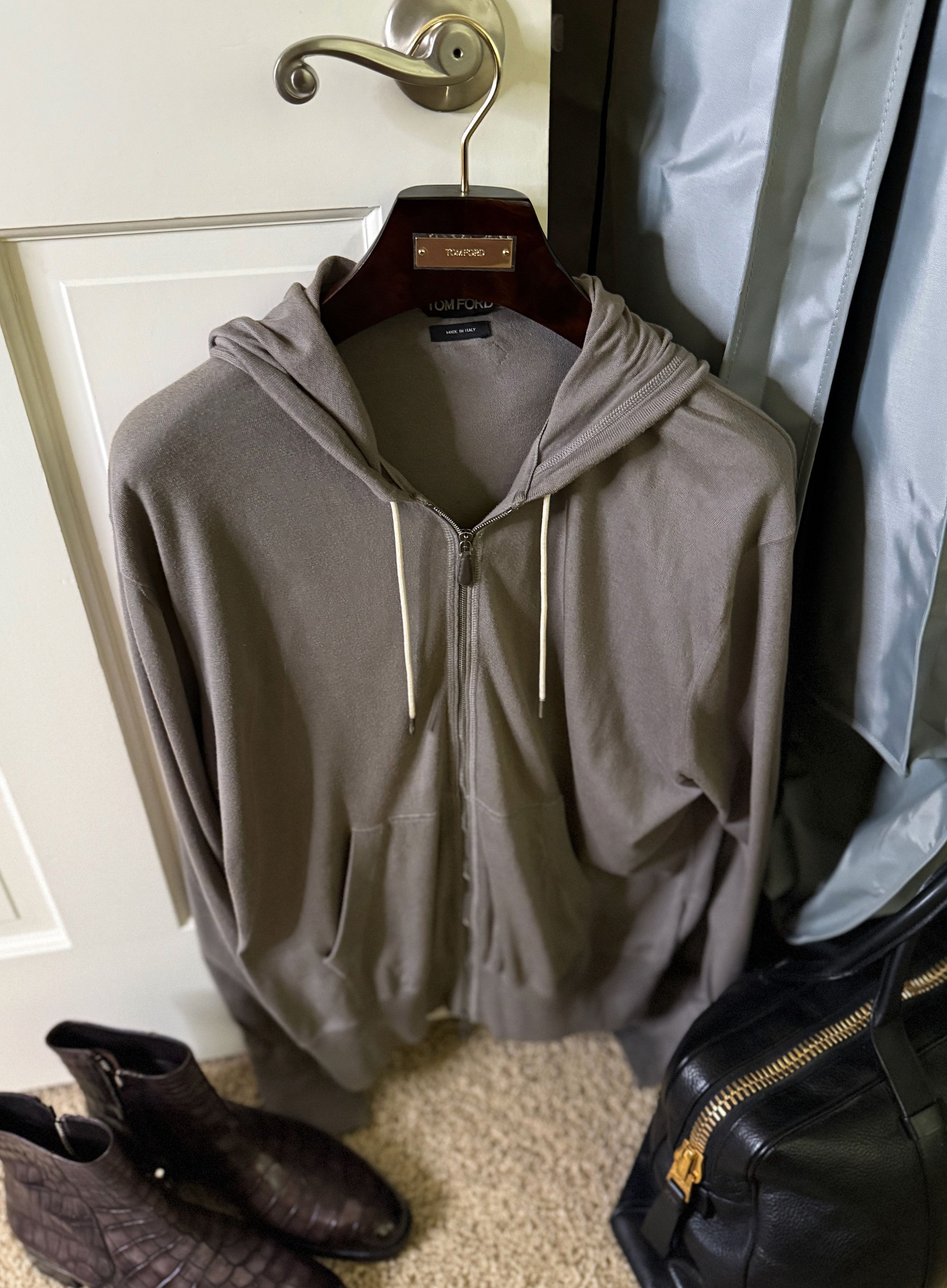 Tom Ford Best Dressed $2,100 TOM FORD Cashmere/Silk Blend Hoodie Size US XL / EU 56 / 4 - 17 Thumbnail