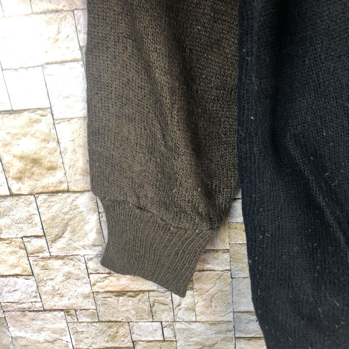 Vintage Cheetah art design vintage Black sweatshirt Knitwear #A164 Size L / US 10 / IT 46 - 7 Thumbnail