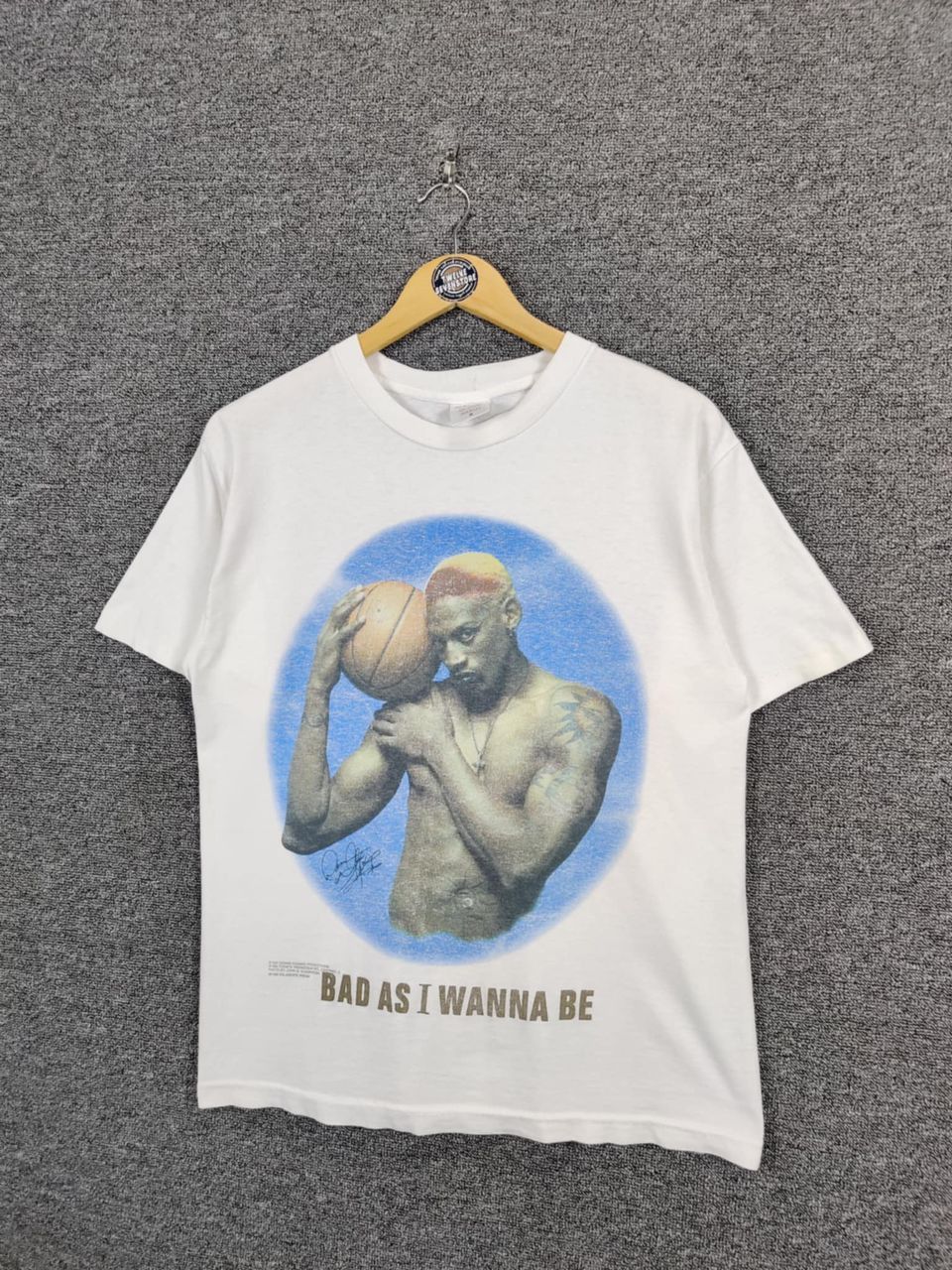 NBA Vintage 90s Dennis Rodman Bad As i Wanna Be Tee Tshirt Size US M / EU 48-50 / 2 - 2 Thumbnail
