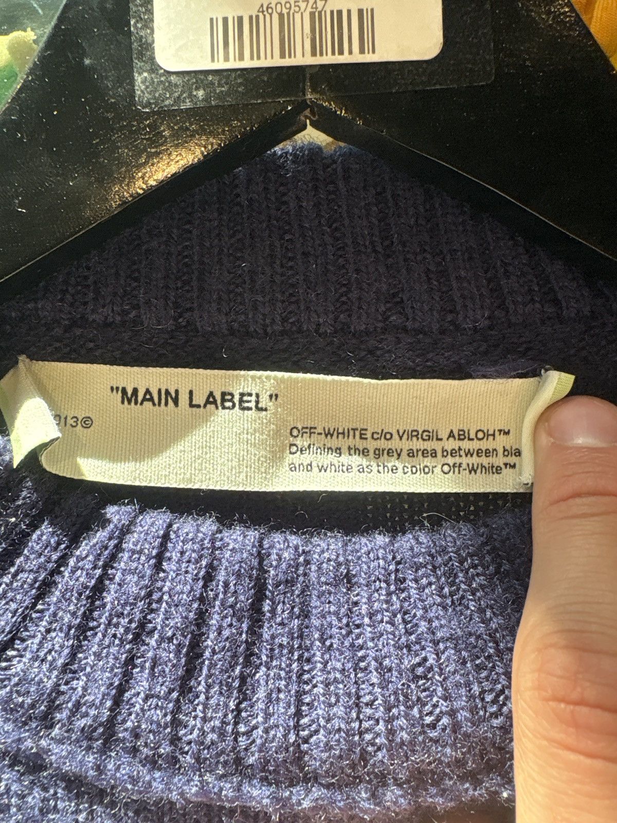Off-White Off White Striped Sweater Size US M / EU 48-50 / 2 - 3 Thumbnail