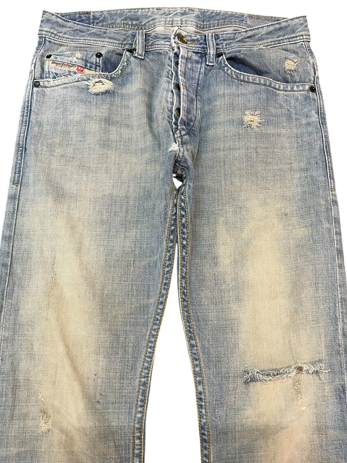 Diesel Vintage Diesel Bradon Mudwash Faded Distressed Denim Size US 32 / EU 48 - 2 Thumbnail