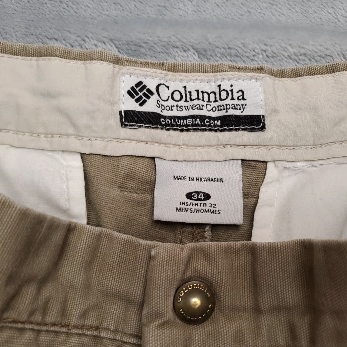 Vintage VINTAGE Columbia Pants Mens 34x32 Khaki Canvas Baggy Cargo Outdoors Gorp Classic Size US 36 / EU 52 - 4 Thumbnail