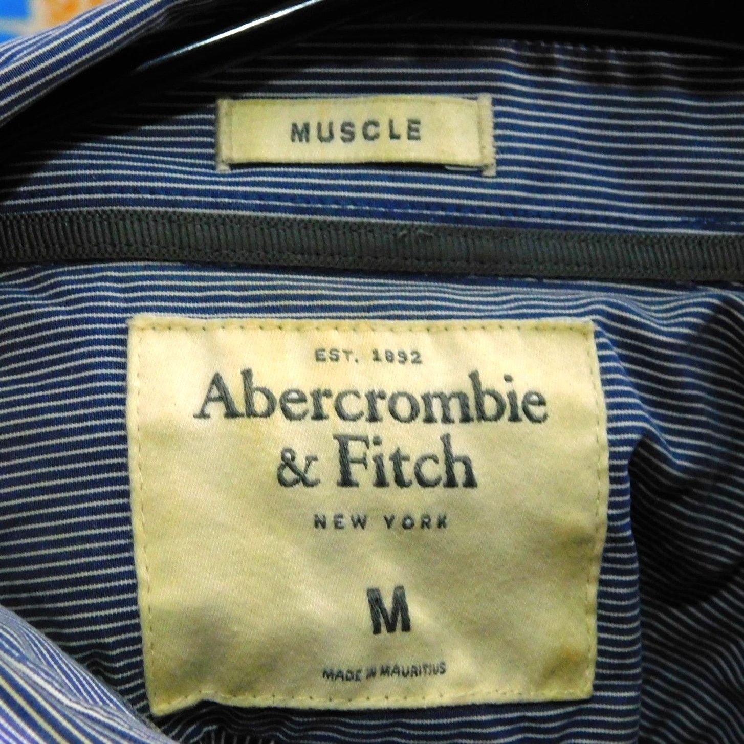Abercrombie & Fitch Abercrombie & Fitch Button Down Shirt Size M Blue White Y2K Size US M / EU 48-50 / 2 - 3 Thumbnail